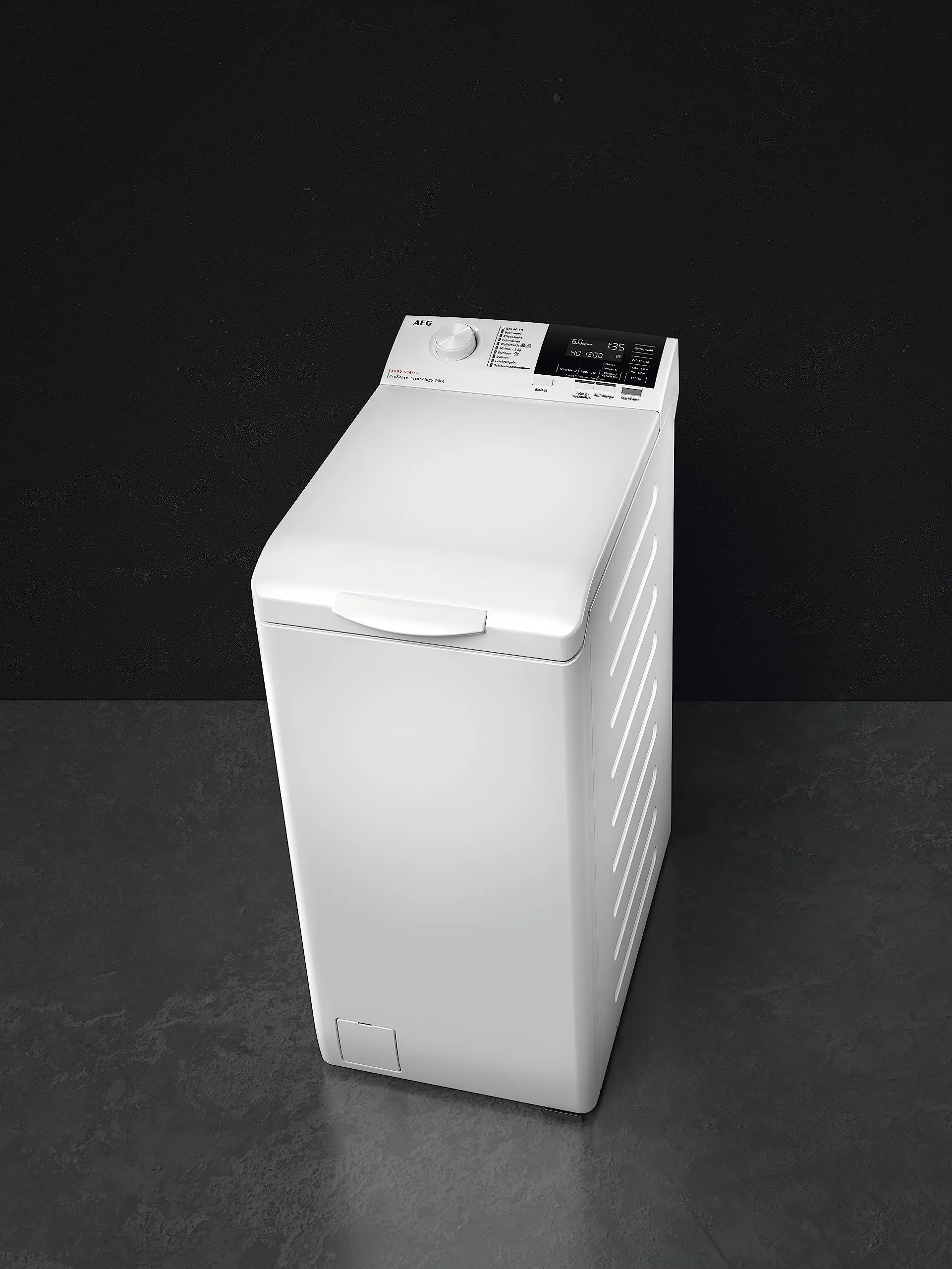 AEG ProSense Serie 6000 Lavatrice a carica dall'alto LTR6G72E, 7 kg, opzione SoftPlus, programma Eco TimeSave, colore bianco - immagine 3