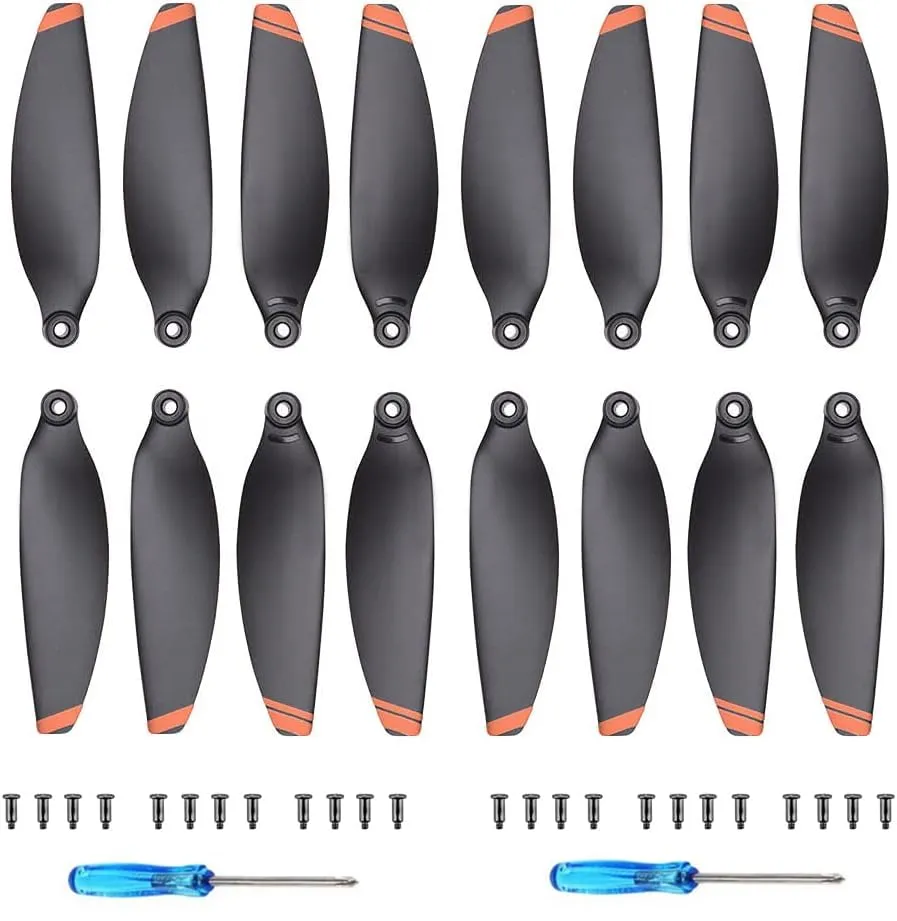 Bocguy 16 PCS Eliche Mini 2/2 SE/SE / 4K, Basso Rumore & Stabile Eliche per Mini 2 / SE / 2 SE / 4K con Viti & Cacciavite (Arancia) - immagine 1