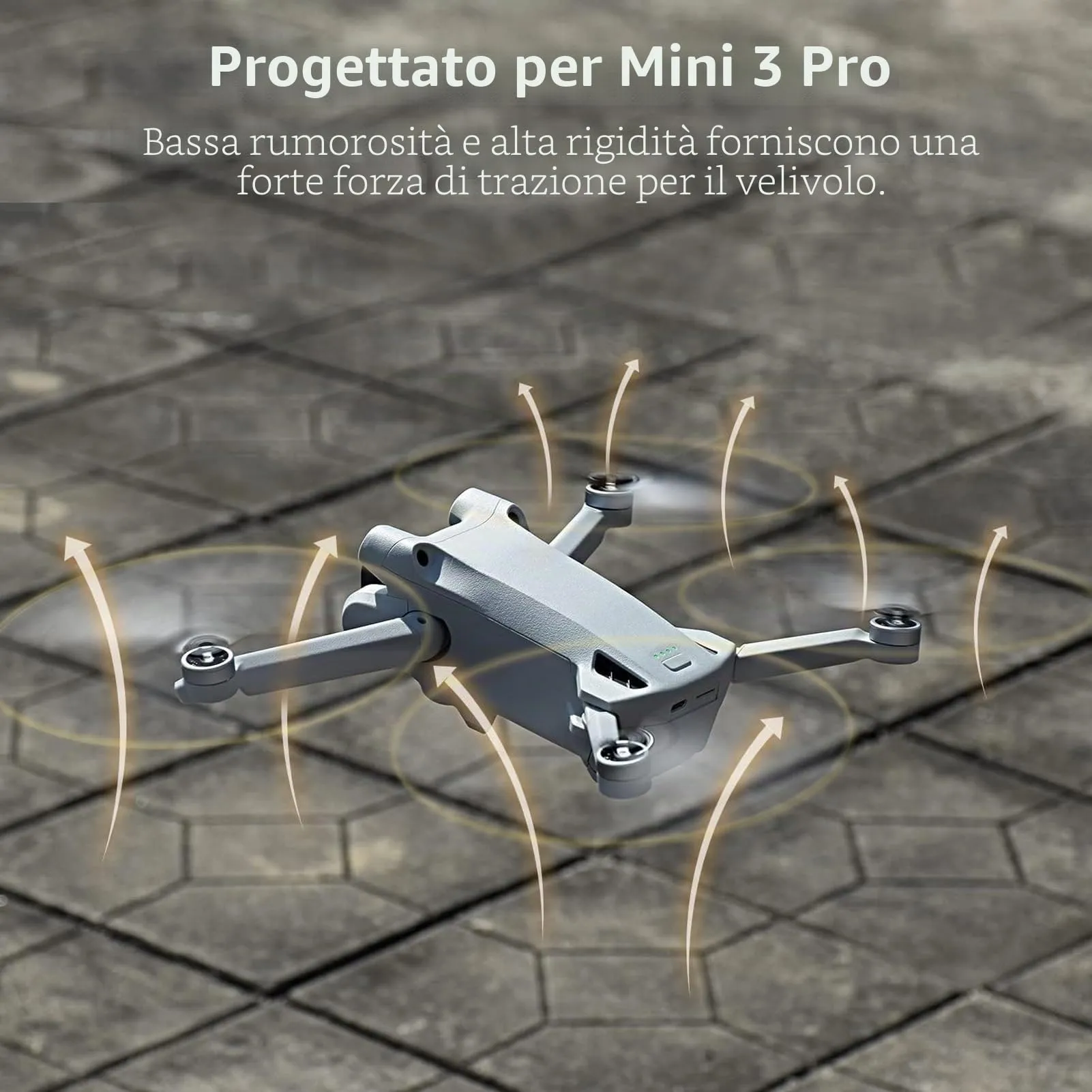 Bocguy Mini elica 3/4 Pro, 16 pezzi di ricambio per DJI Mini 3/4 Pro (oro) - immagine 7