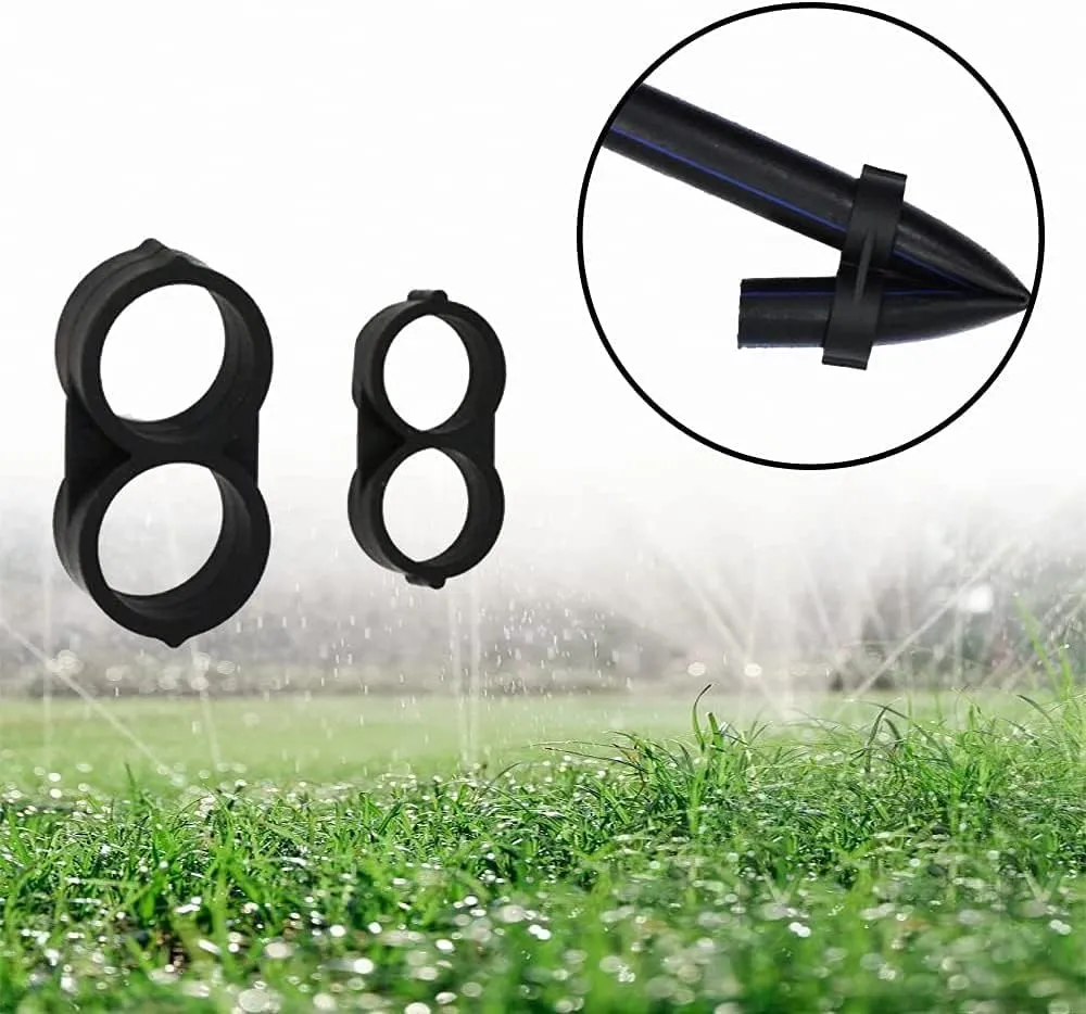 44Pcs Raccordi per Ala Gocciolante, BetterJonny Kit di Raccordi per Irrigazione per Tubi per 16mm Impianto di Irrigazione a Goccia Tee Gomiti Accoppiamento Chiusura Terminale Tappi Terminali - immagine 6