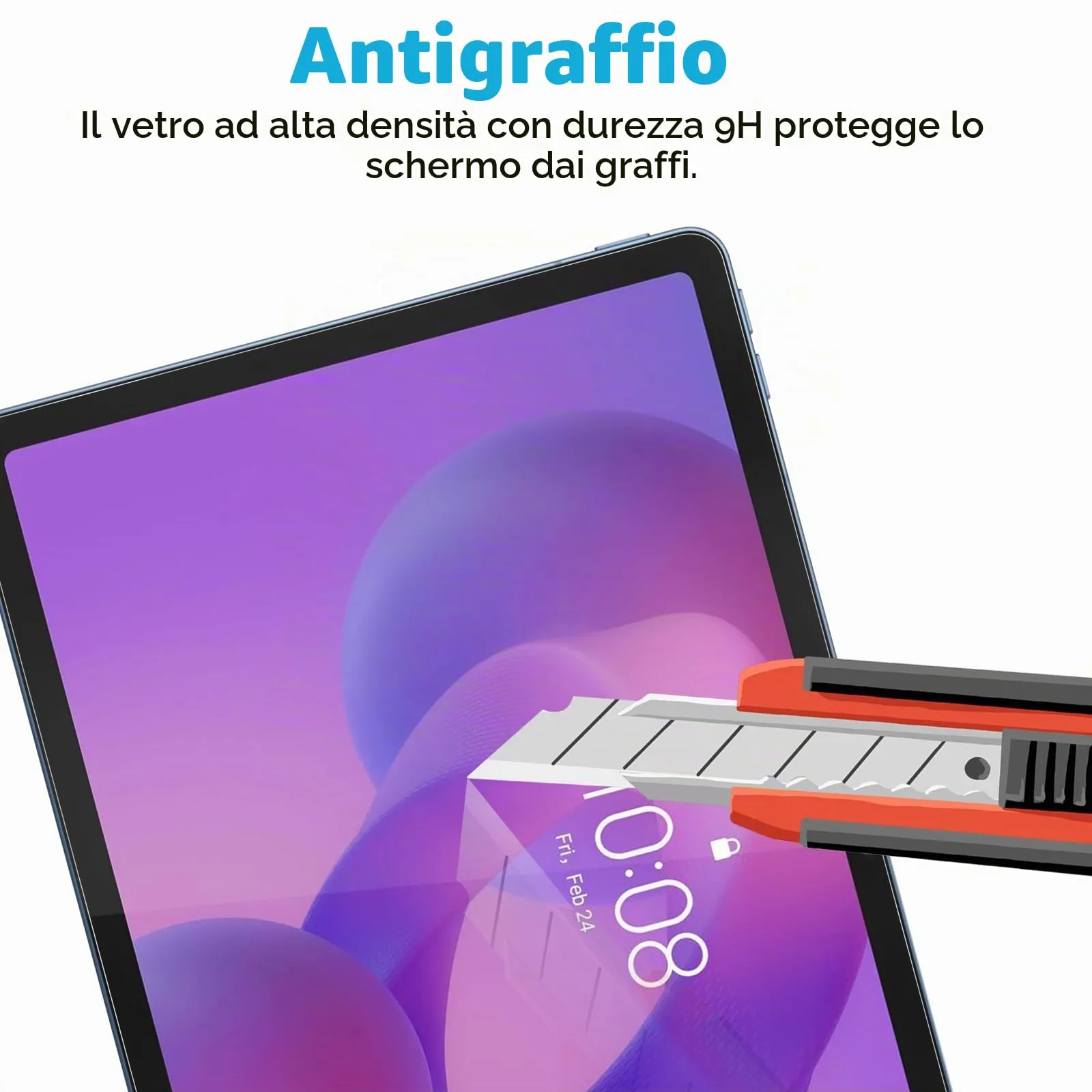 XunyLyee 2 Pack Pellicola per Lenovo Idea Tab 11 Pollici/Lenovo Tab M11 - immagine 3