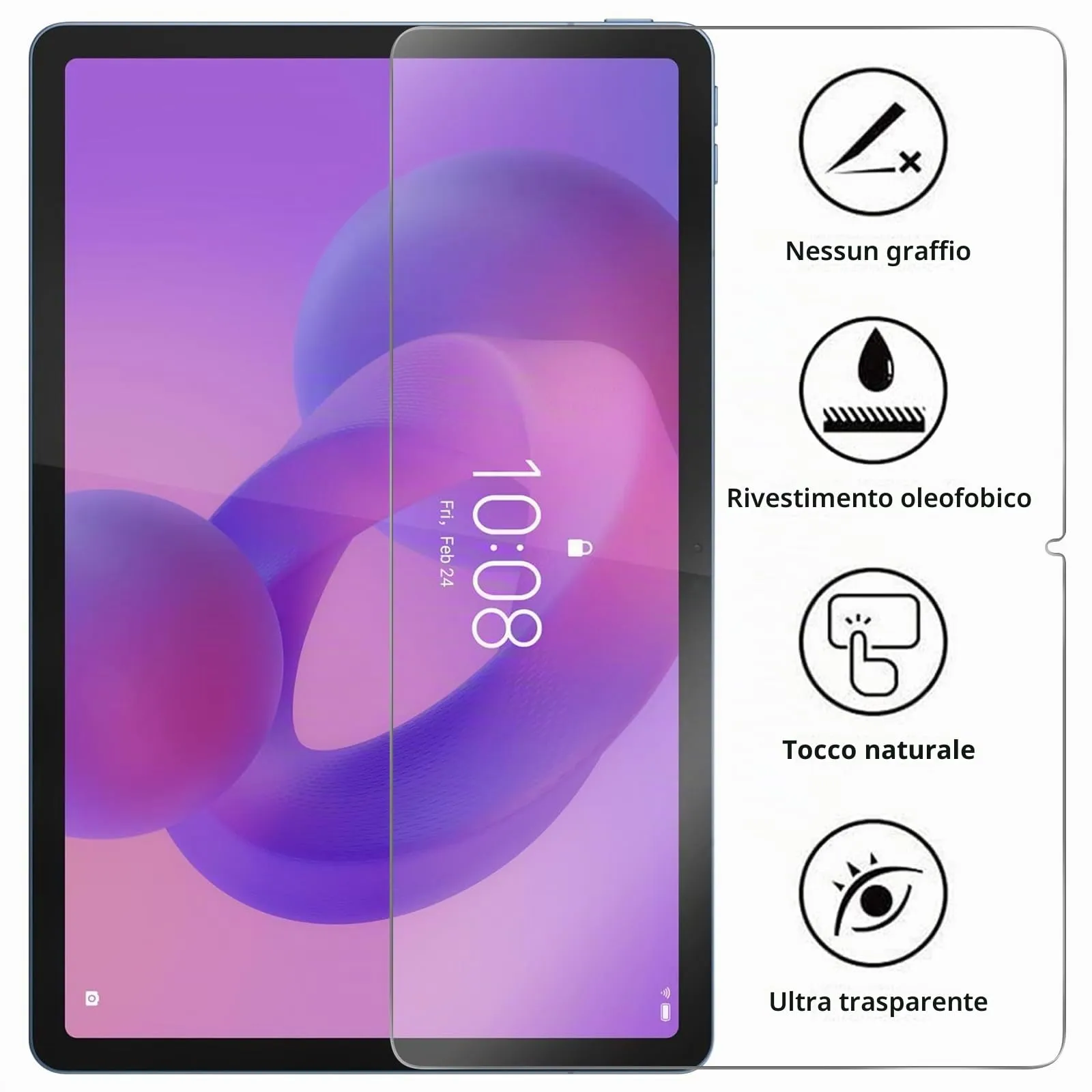 XunyLyee 2 Pack Pellicola per Lenovo Idea Tab 11 Pollici/Lenovo Tab M11 - immagine 5