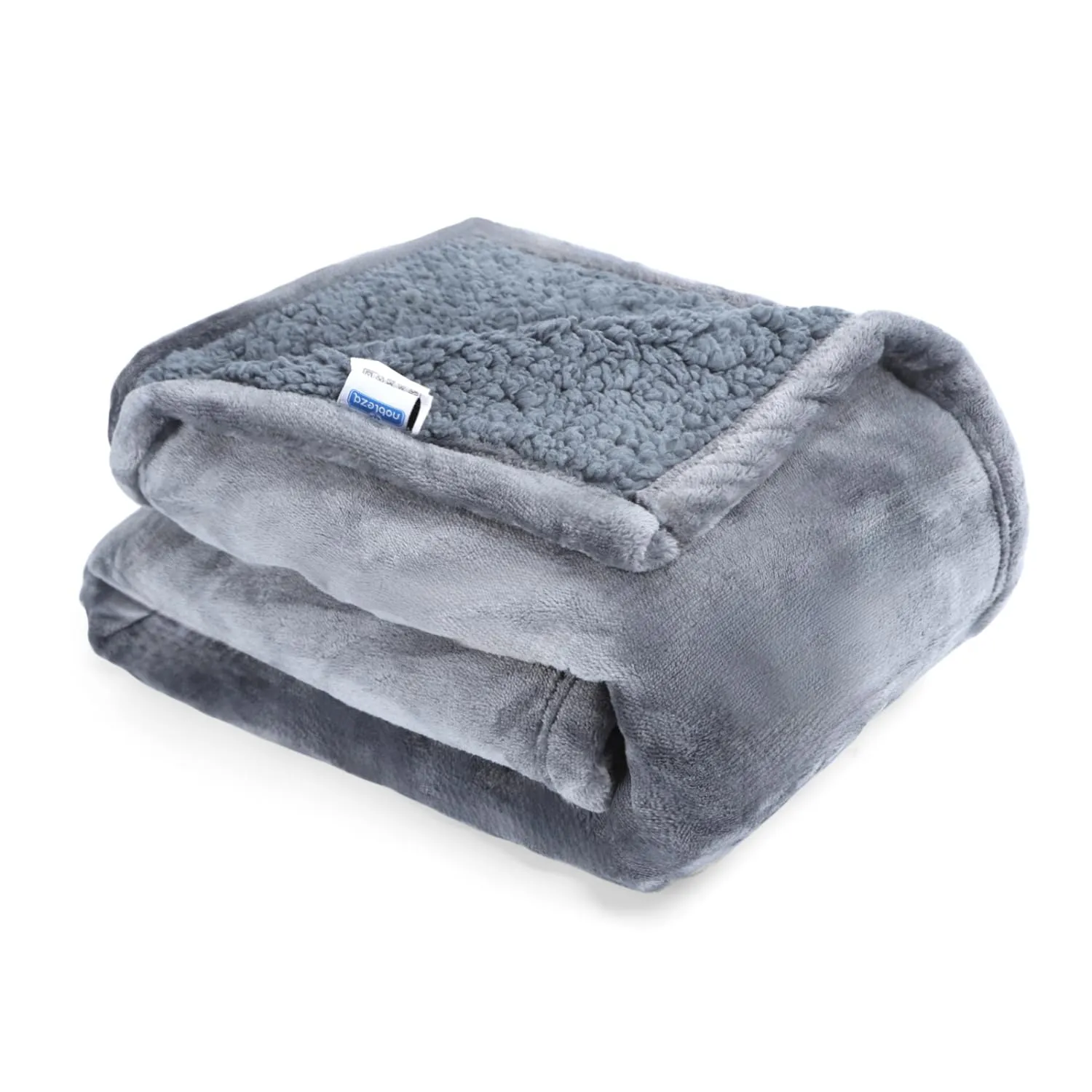 Nobleza Coperta Impermeabile per Cani, M 100 x 75cm Coperta Morbida e Soffice per Cane, Lavatrice, Reversibile Protettore per Divano, Grigio - immagine 1