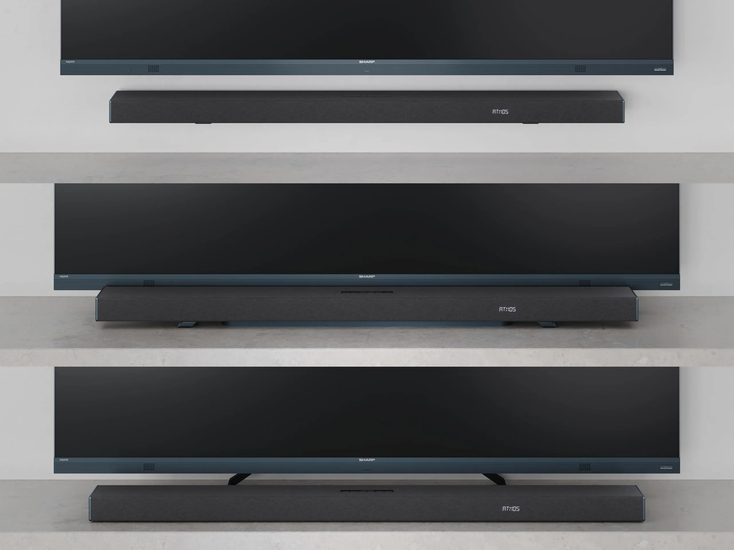 Sharp Q Soundbar per TV HT-SBW53121(BK) – Nero – 550W 3.1.2 Dolby Atmos - immagine 7