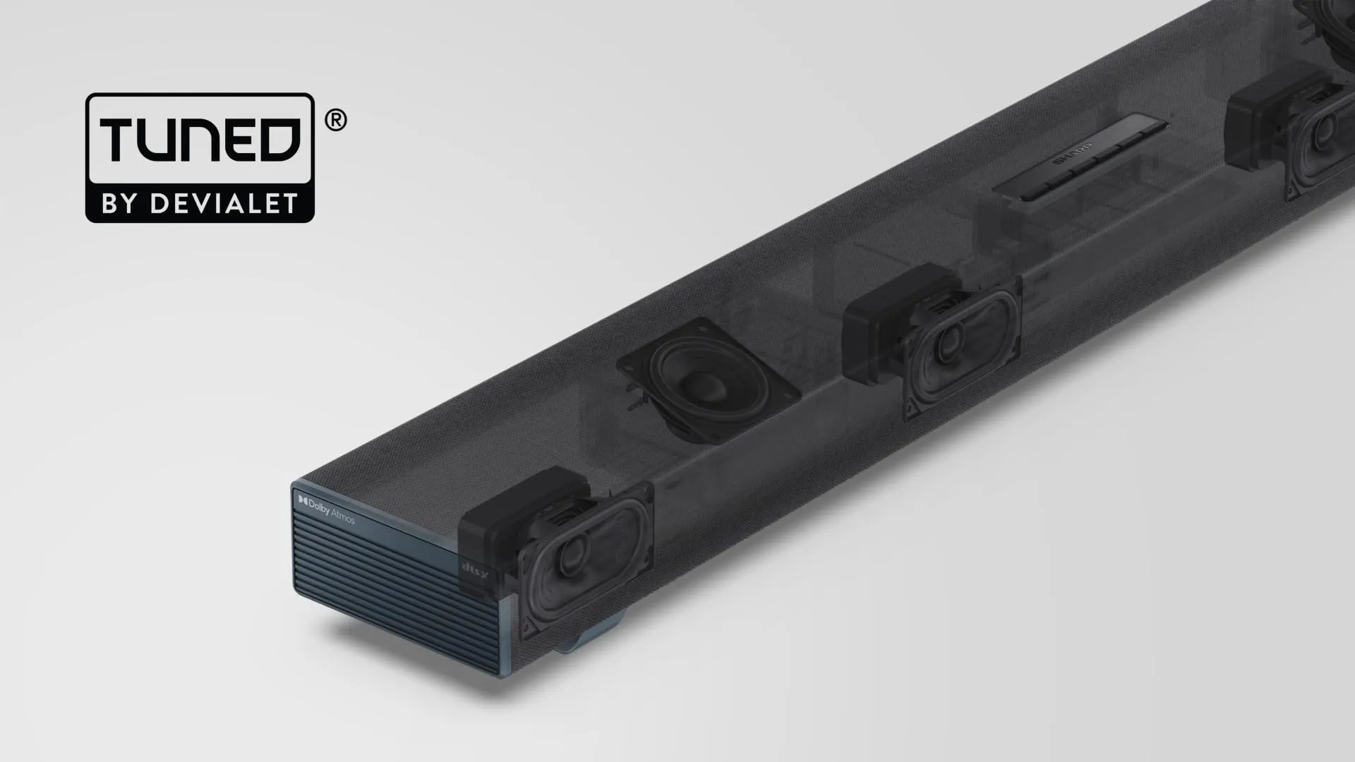 Sharp Q Soundbar per TV HT-SBW53121(BK) – Nero – 550W 3.1.2 Dolby Atmos - immagine 10