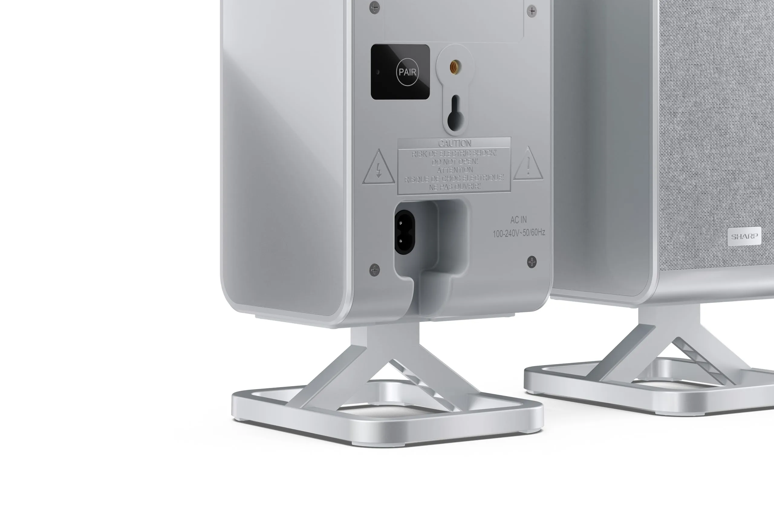 Sharp Q Diffusori Posteriori HT-SPR52021(SL) – Argento – 200W 2.0.2 - immagine 2