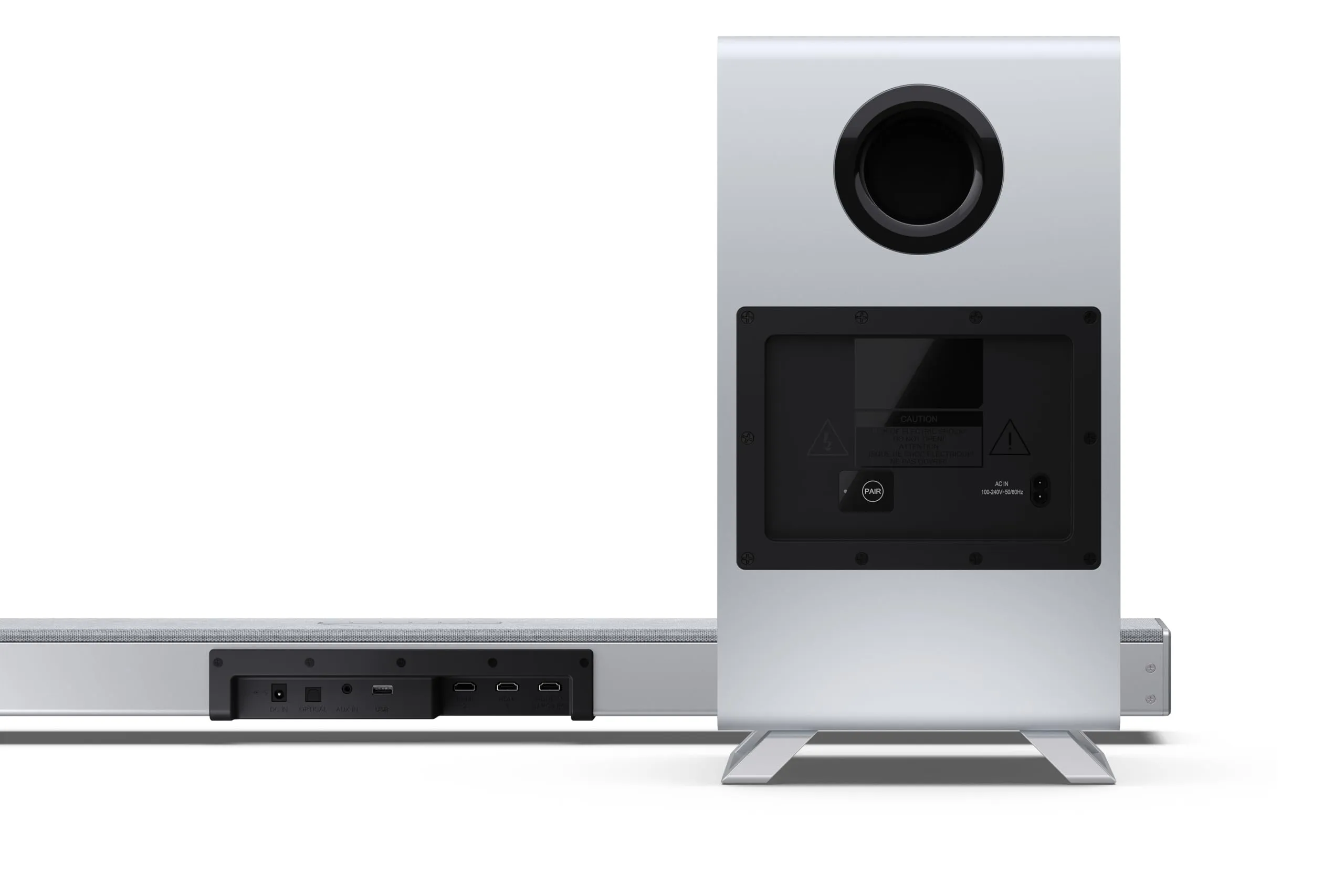 Sharp Q Soundbar per TV HT-SBW53121(SL) – Argento – 550W 3.1.2 Dolby Atmos - immagine 3