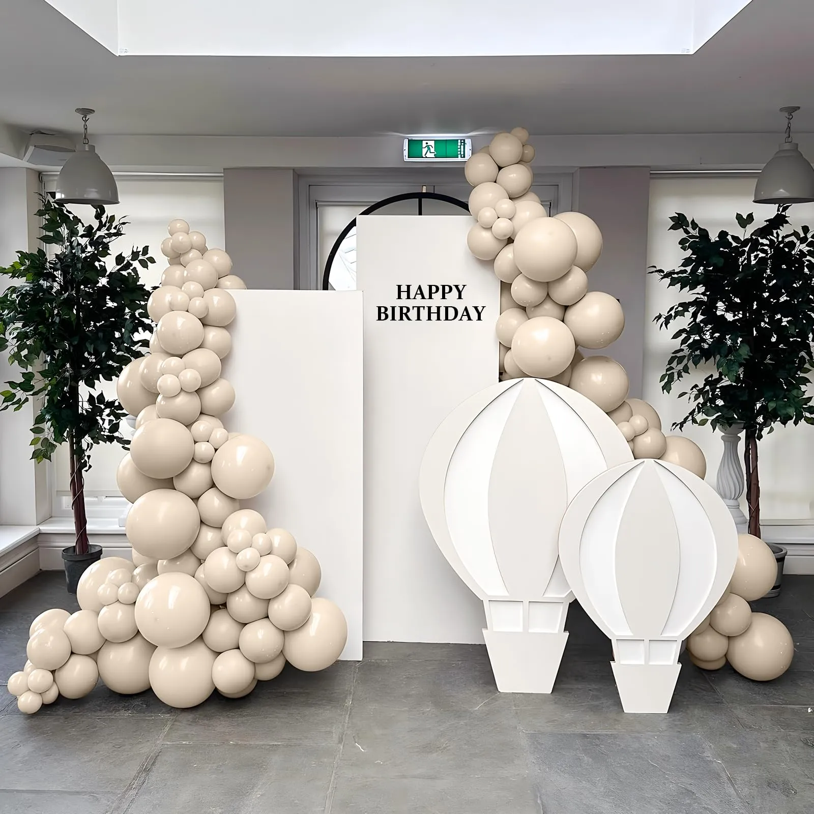 Unisun Palloncini Crema, 50 Pz 12 Pollici Palloncini Beige Bianco Sabbia - immagine 6