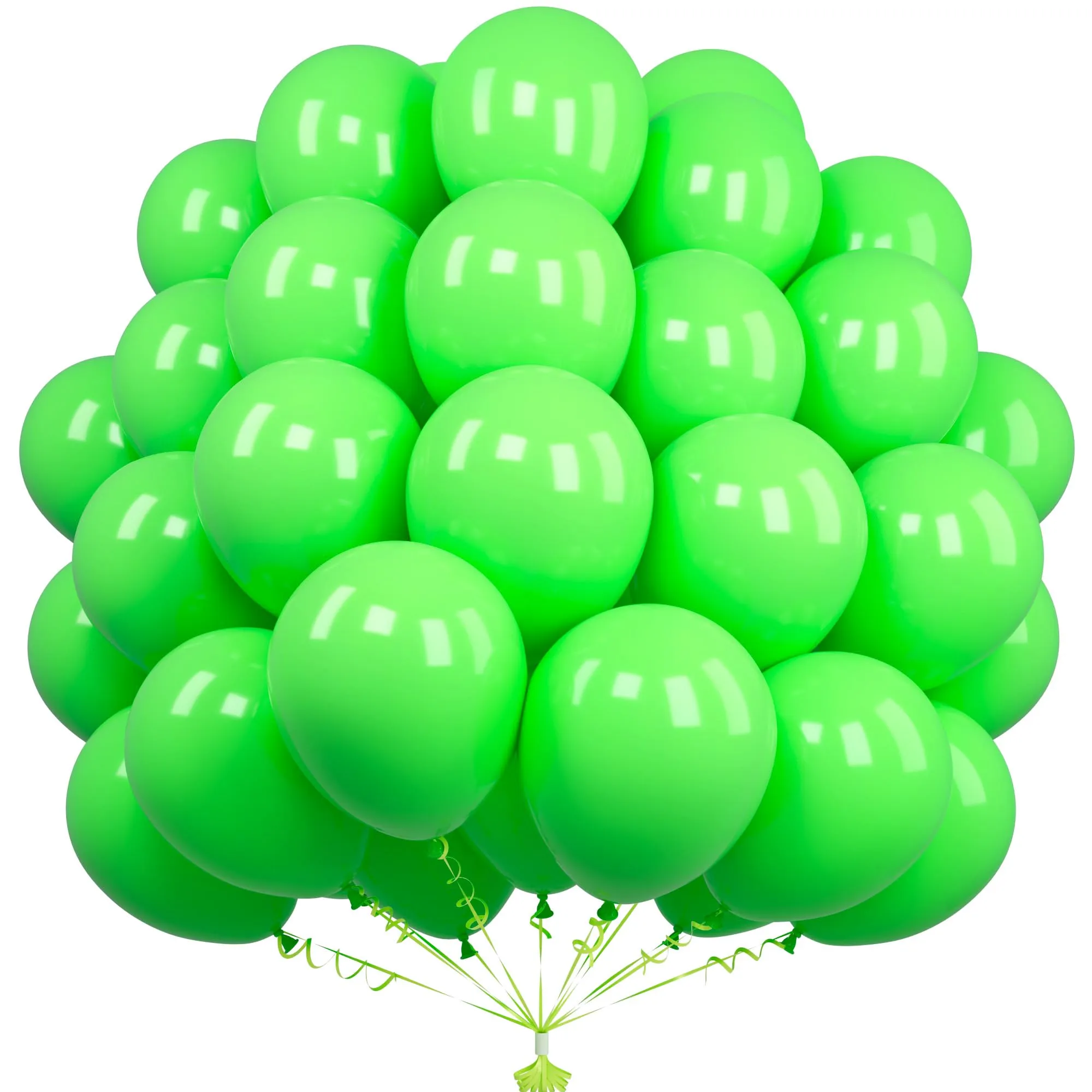 Unisun Palloncini Verdi, 50 Pezzi 12 Pollici Palloncini Verdi Opachi - immagine 1