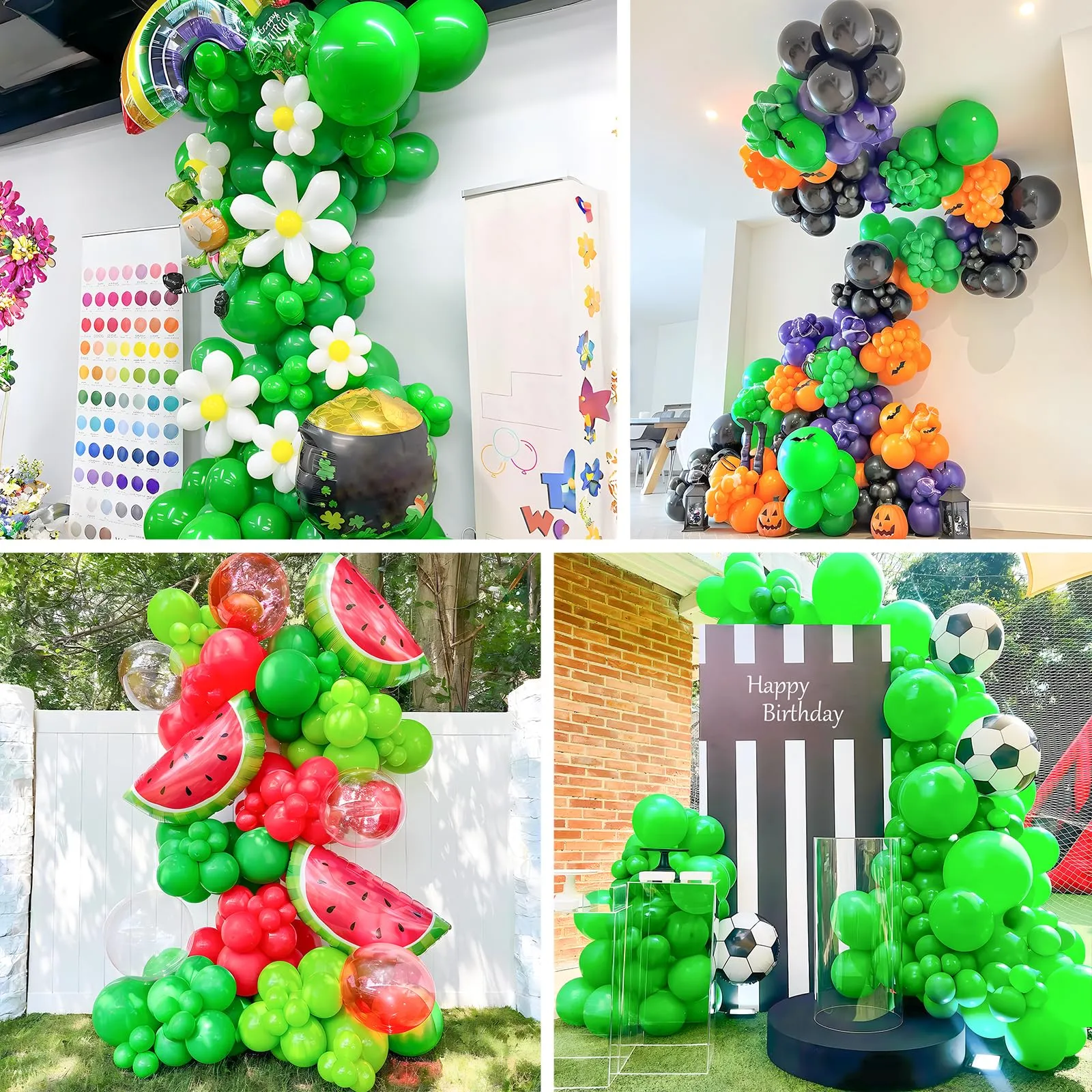 Unisun Palloncini Verdi, 50 Pezzi 12 Pollici Palloncini Verdi Opachi - immagine 7