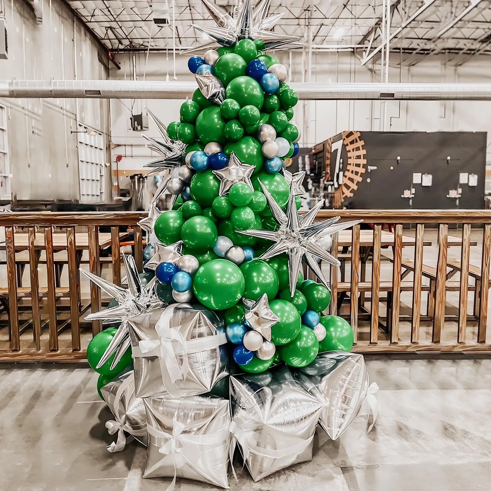 Unisun Palloncini Verdi, 50pz 12 pollici, palloncini Verde Scuro per Natale - immagine 6