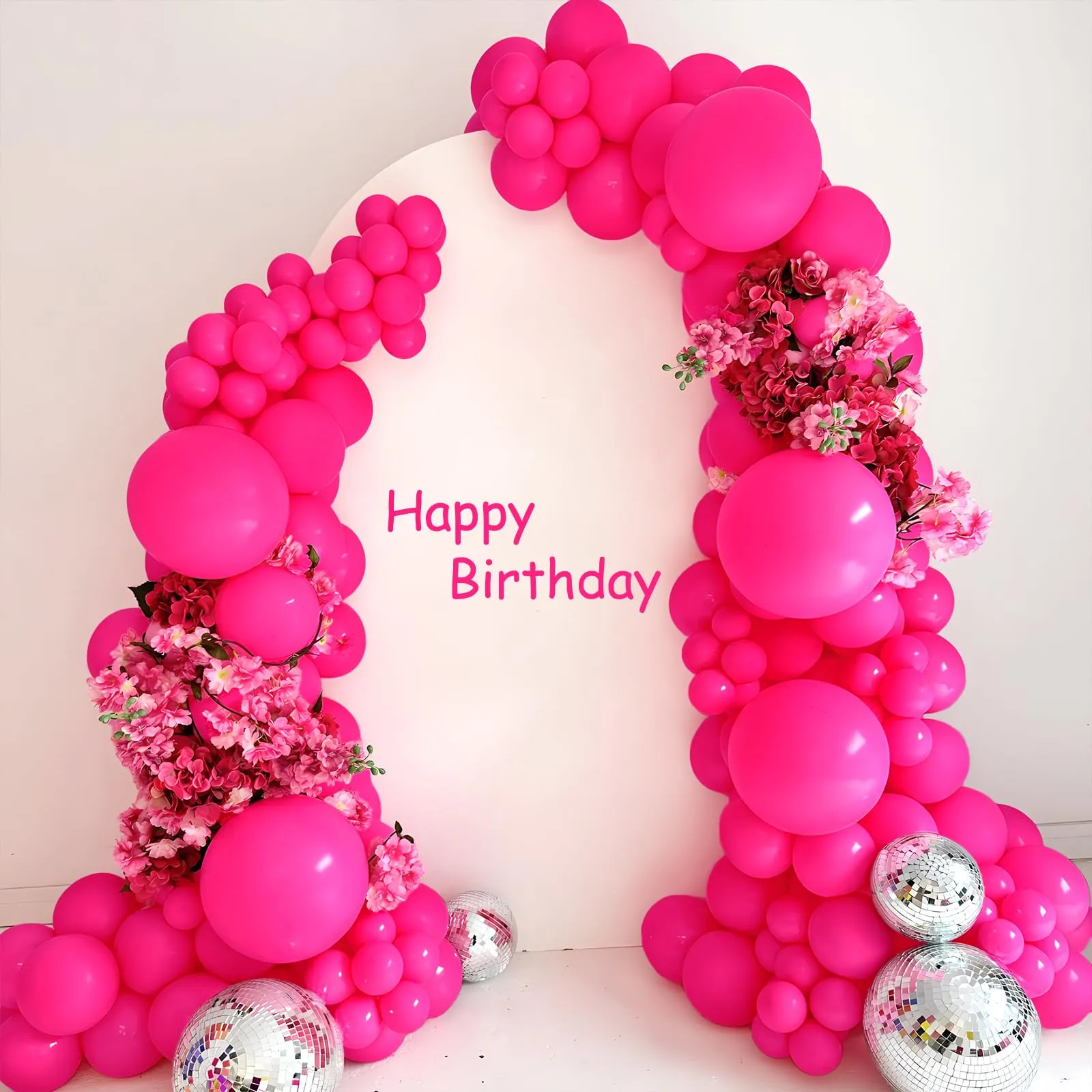 Unisun Palloncini Rosa Fucsia, 50 Pezzi 12 Pollici Palloncino Rosa Acceso - immagine 6