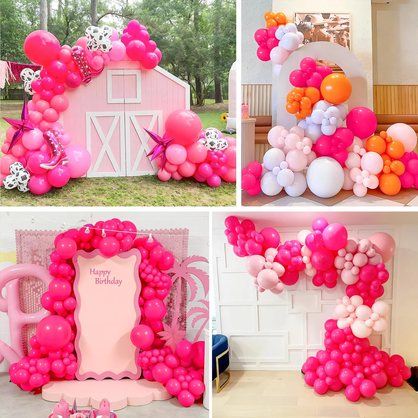 Unisun Palloncini Rosa Fucsia, 50 Pezzi 12 Pollici Palloncino Rosa Acceso - immagine 7