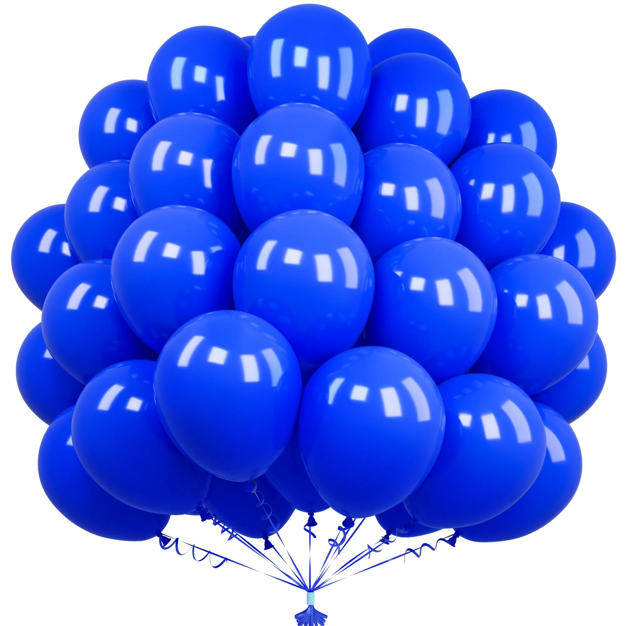 Unisun Palloncini Blu, 50 Pezzi 12 Pollici Palloncino Blu Scuro - immagine 1