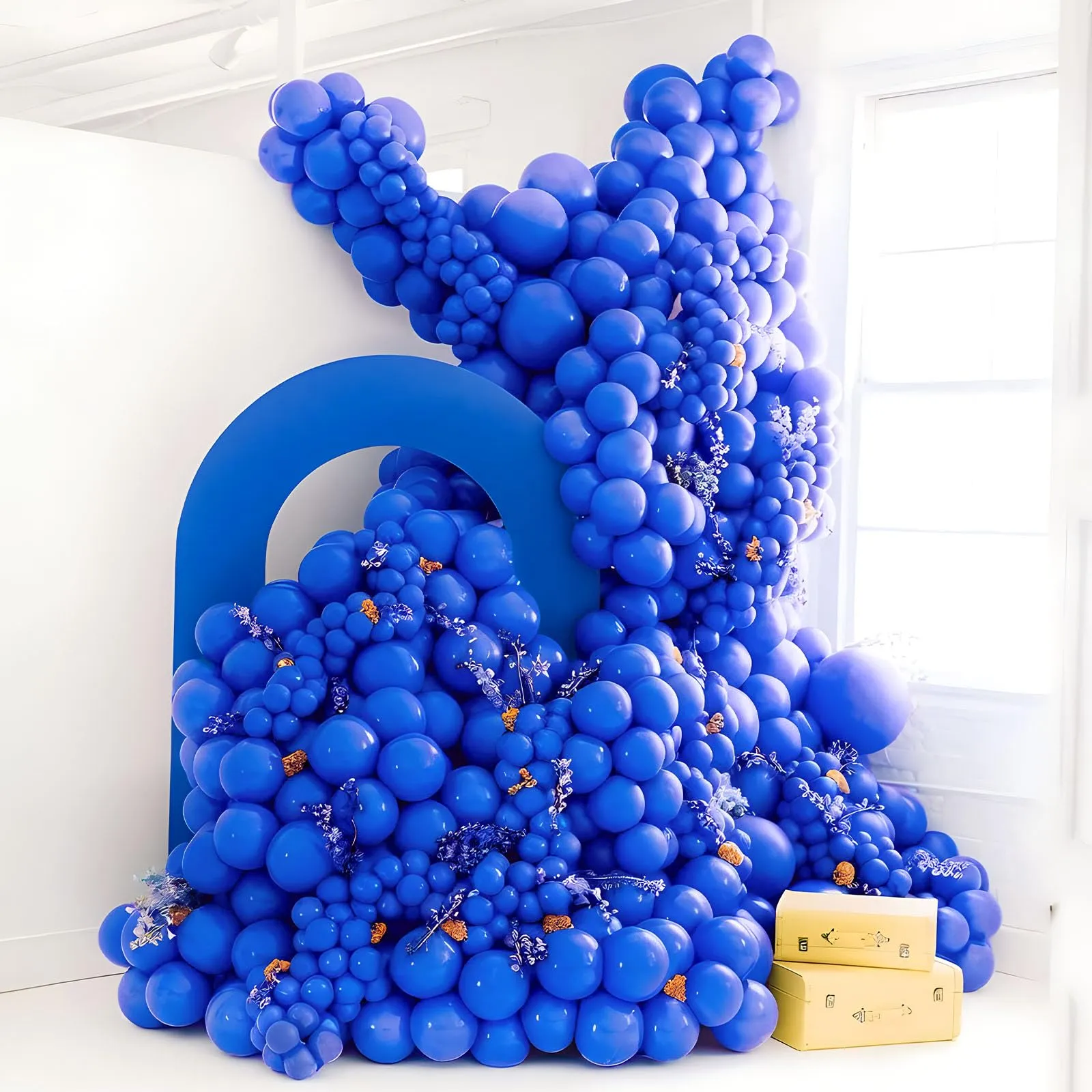 Unisun Palloncini Blu, 50 Pezzi 12 Pollici Palloncino Blu Scuro - immagine 6