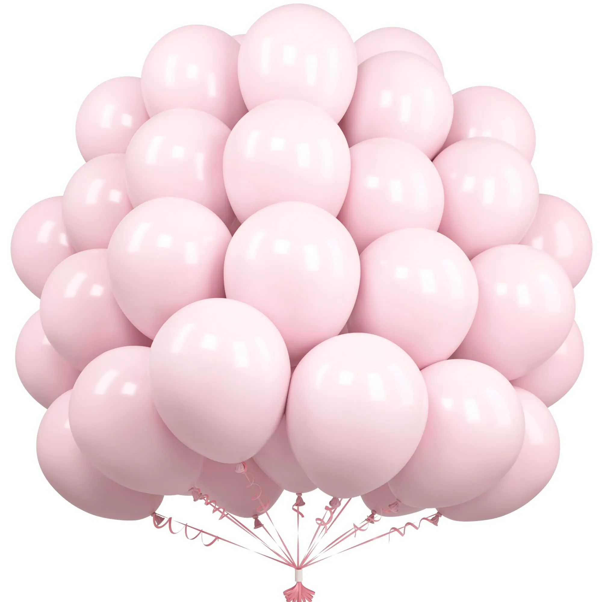Unisun Palloncini Rosa Pastello, 50 Pezzi 12 Pollici Palloncino Rosa Chiaro - immagine 1