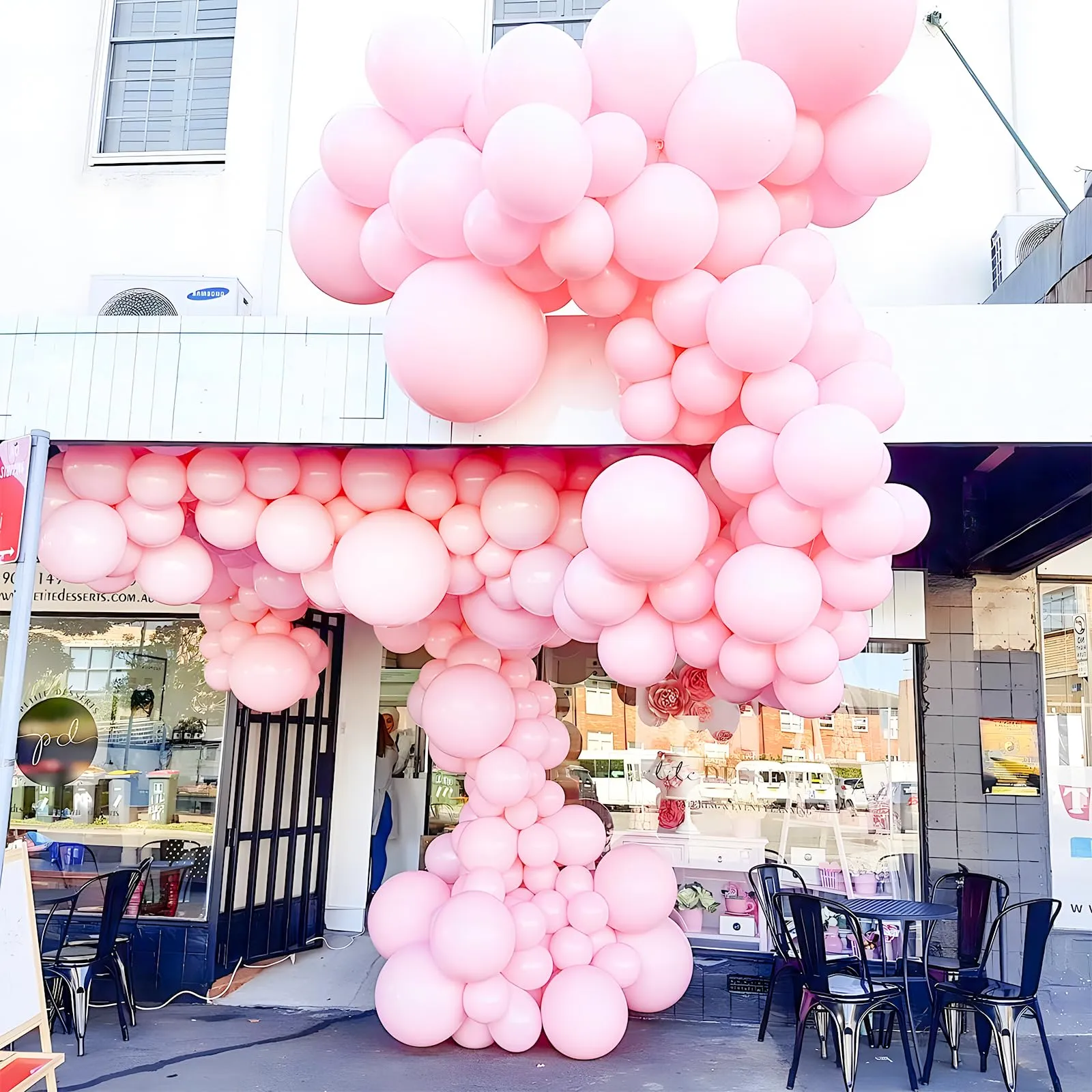 Unisun Palloncini Rosa Pastello, 50 Pezzi 12 Pollici Palloncino Rosa Chiaro - immagine 5