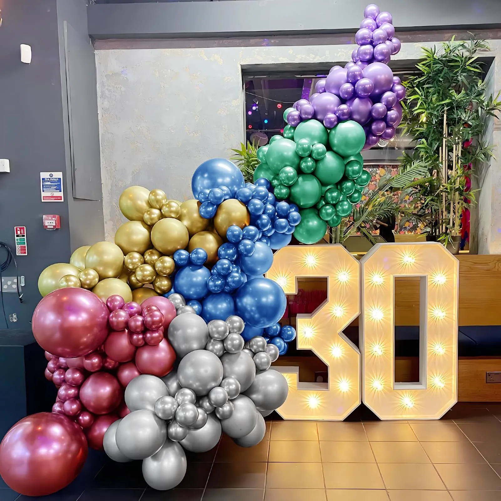 Unisun Palloncini Metallici, 50Pz 12 Pollici Palloncini Cromati Multicolori - immagine 3