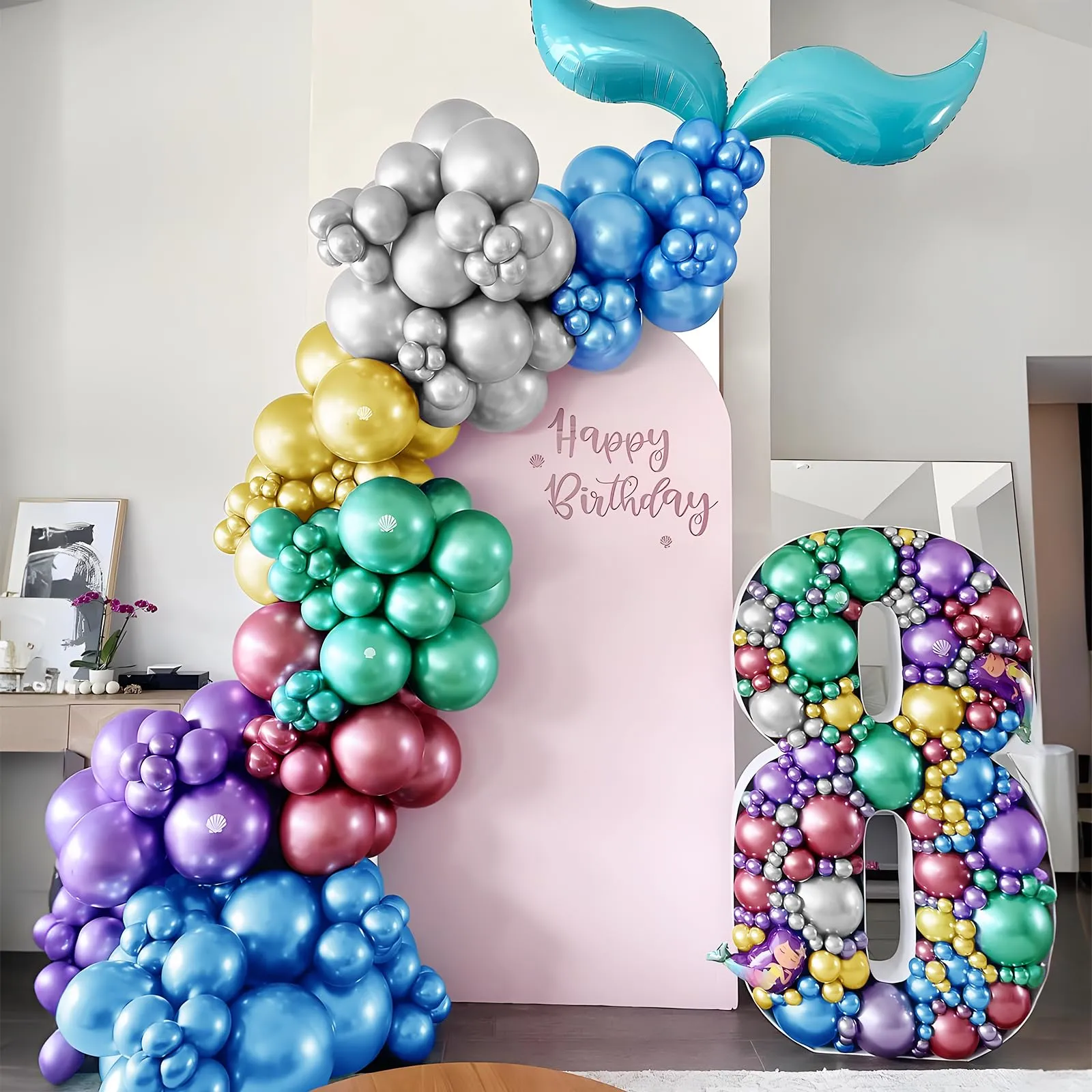 Unisun Palloncini Metallici, 50Pz 12 Pollici Palloncini Cromati Multicolori - immagine 5