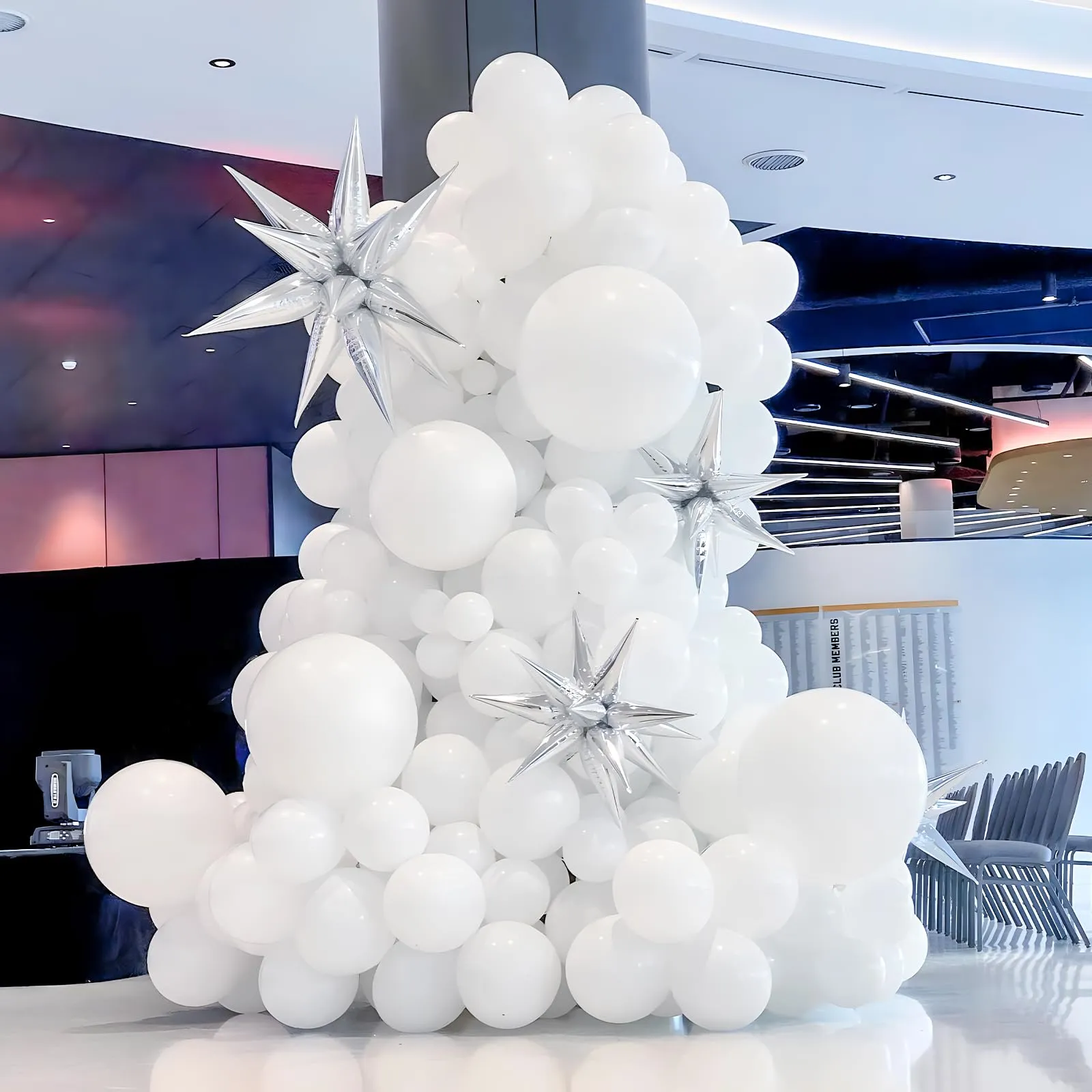 Unisun Palloncini Bianchi, 50 Pezzi 12 Pollici Palloncini Bianchi Opachi - immagine 5