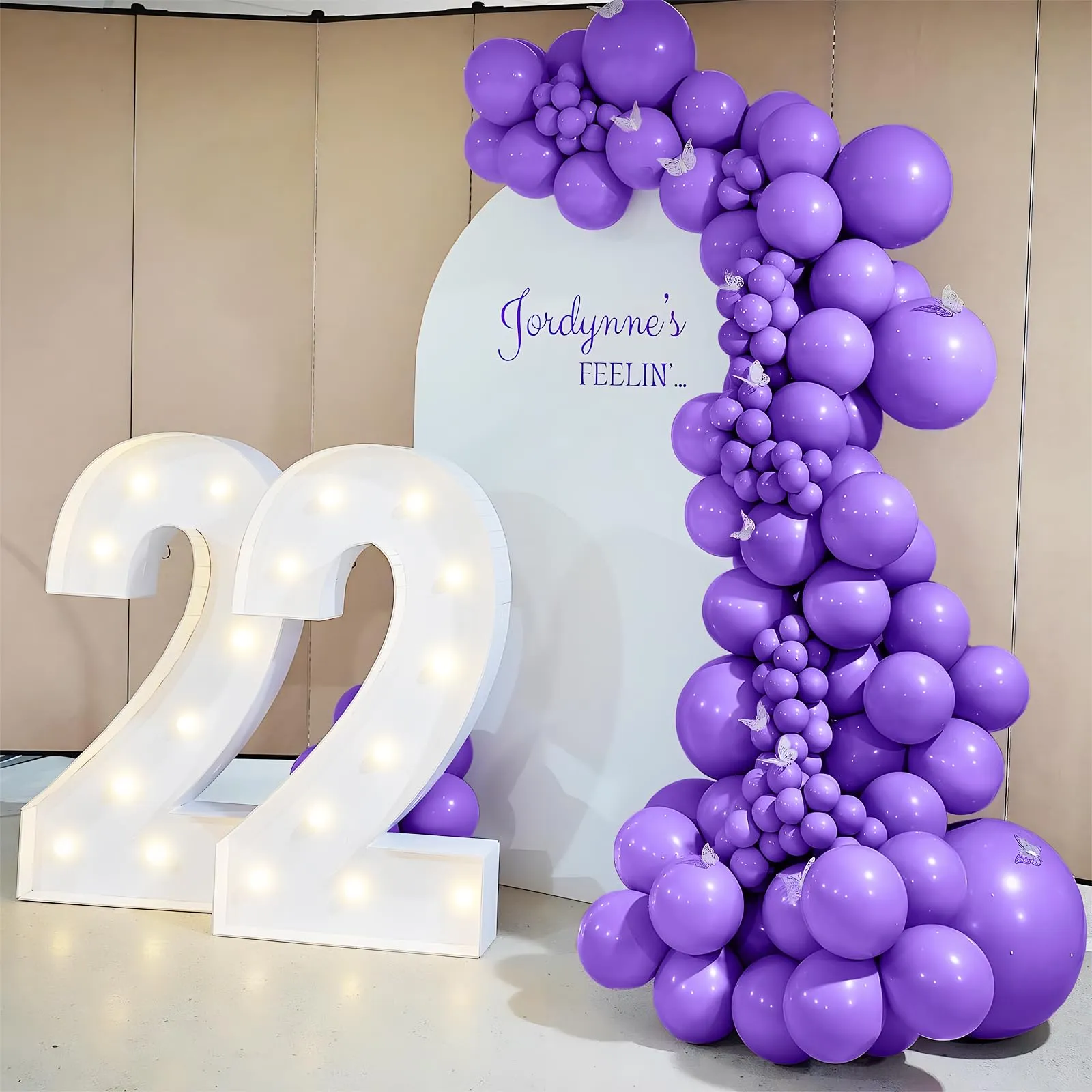 Unisun Palloncini Viola, 50 Pezzi 12 Pollici Palloncini Viola Scuro Opaco - immagine 6