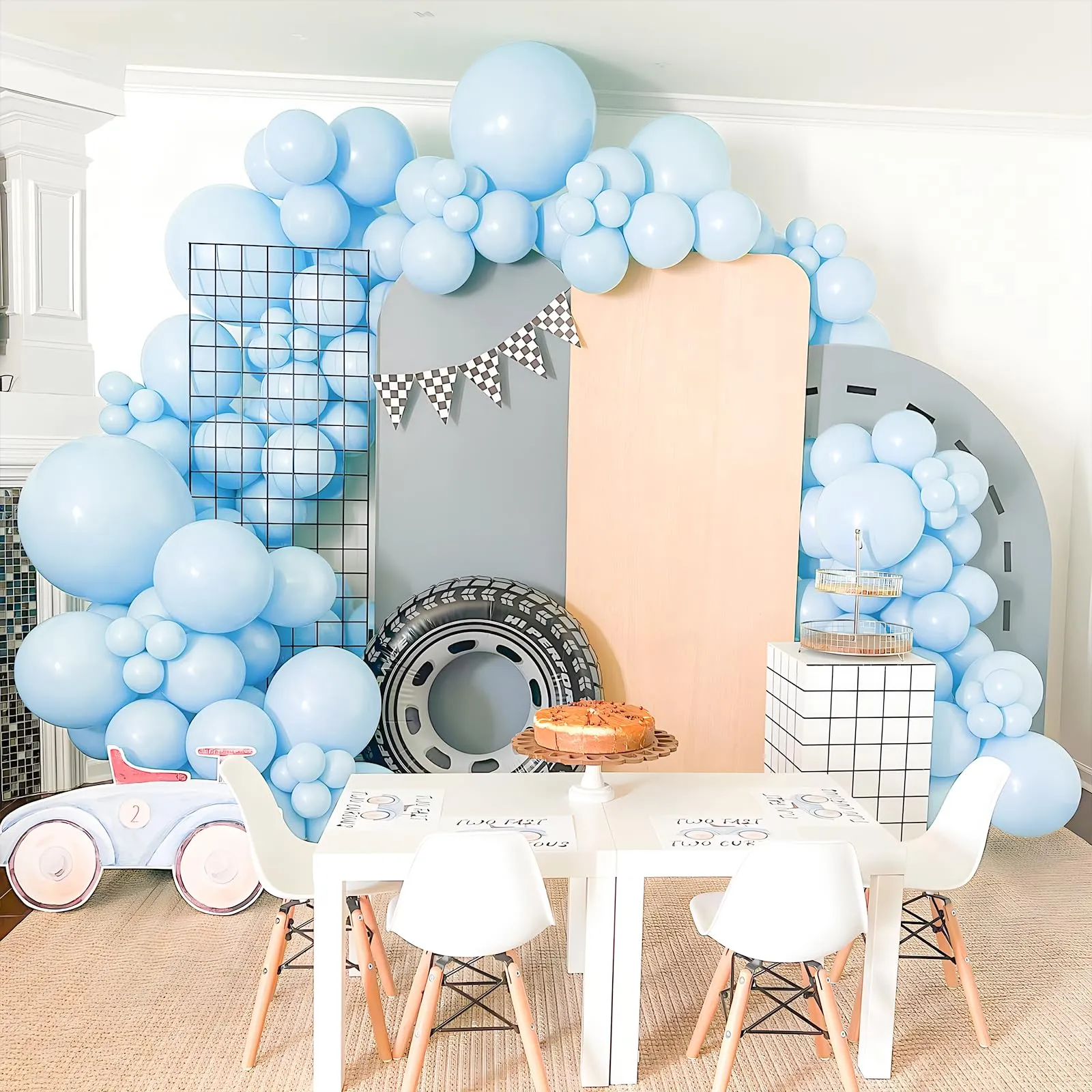 Unisun Palloncini Blu Pastello, 50 Pz 12 Pollici Palloncini Azzurro Chiaro - immagine 4