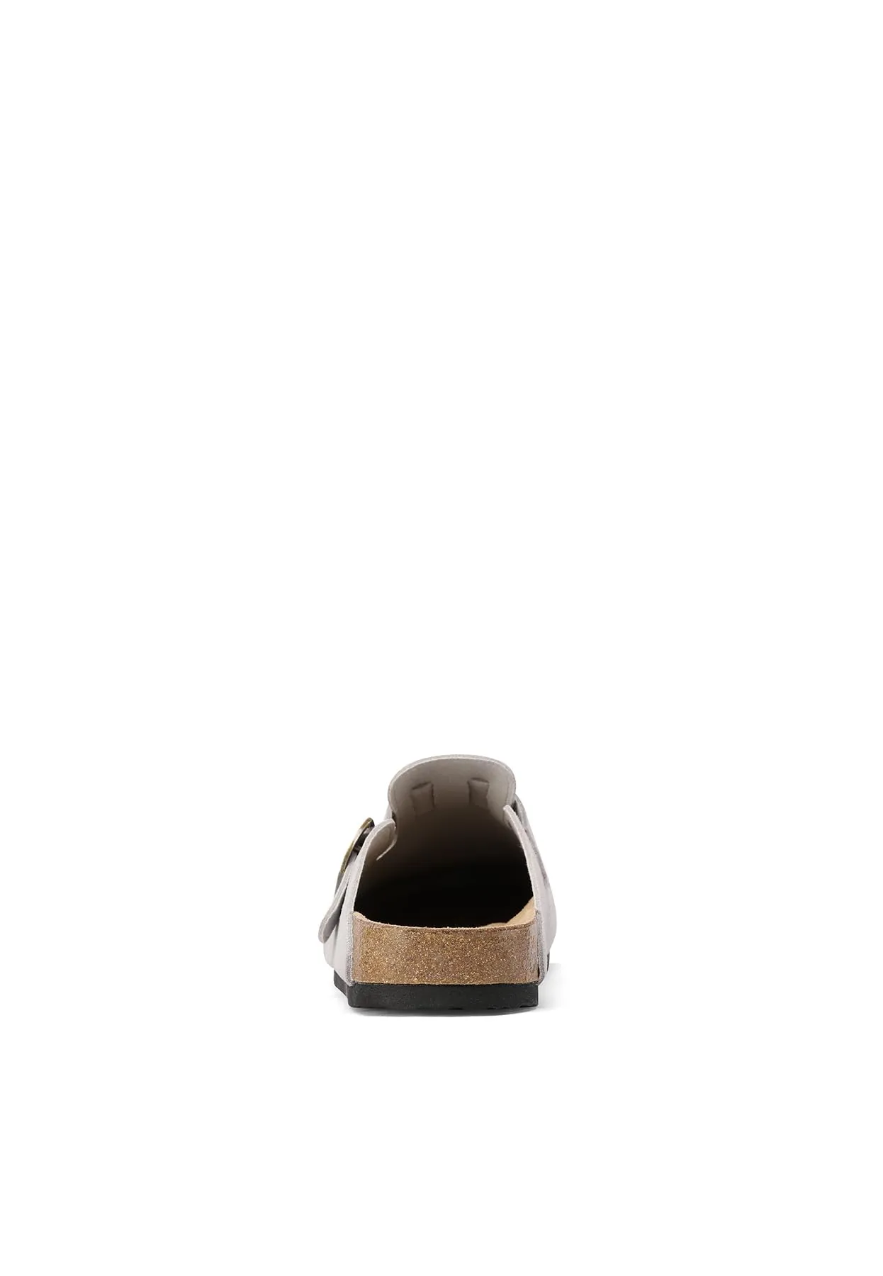 QUEEN HELENA Sabot Scamosciati Sandali Chiusi Donna X30-210 (Grigio, Sistema Taglie Calzature EU, Adulto, Donna, Numero, Media, 36) - immagine 6