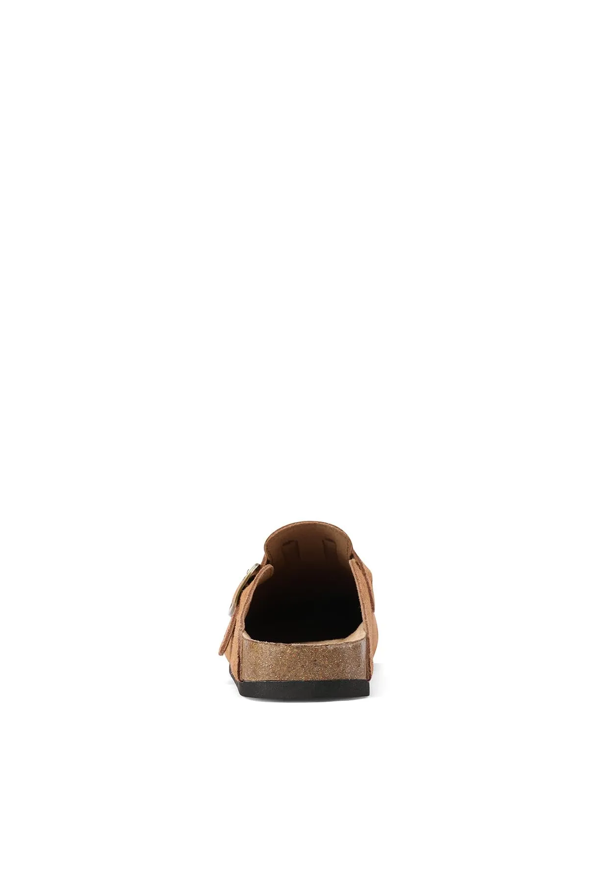 QUEEN HELENA Sabot Scamosciati Sandali Chiusi Donna X30-210 (Cuoio, Sistema Taglie Calzature EU, Adulto, Donna, Numero, Media, 37) - immagine 6