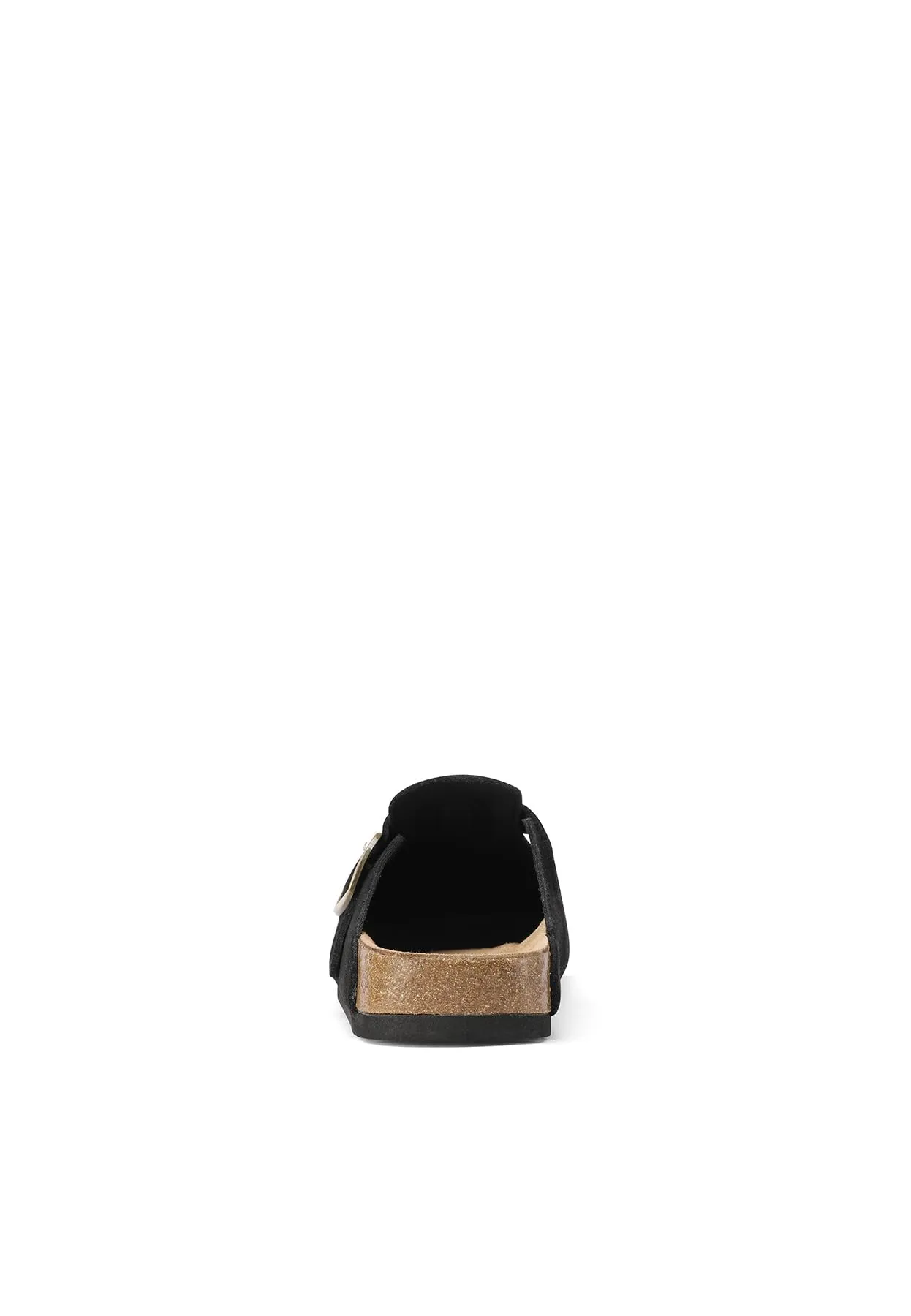QUEEN HELENA Sabot Scamosciati Sandali Chiusi Donna X30-210 (Nero, Sistema Taglie Calzature EU, Adulto, Donna, Numero, Media, 41) - immagine 6
