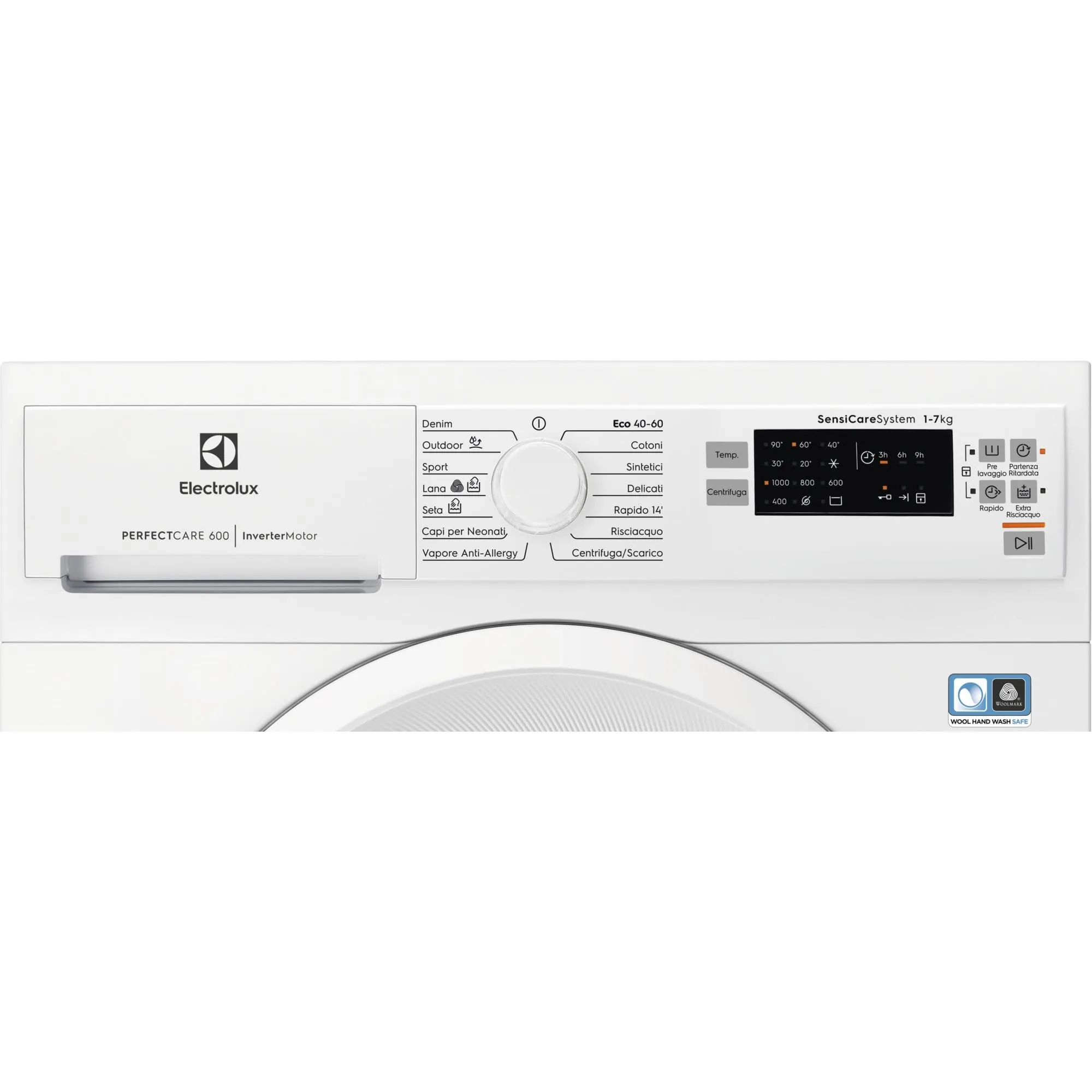 Electrolux Lavatrice Slim Carica Frontale 7 kg Classe B EW6S507W Bianco - immagine 2