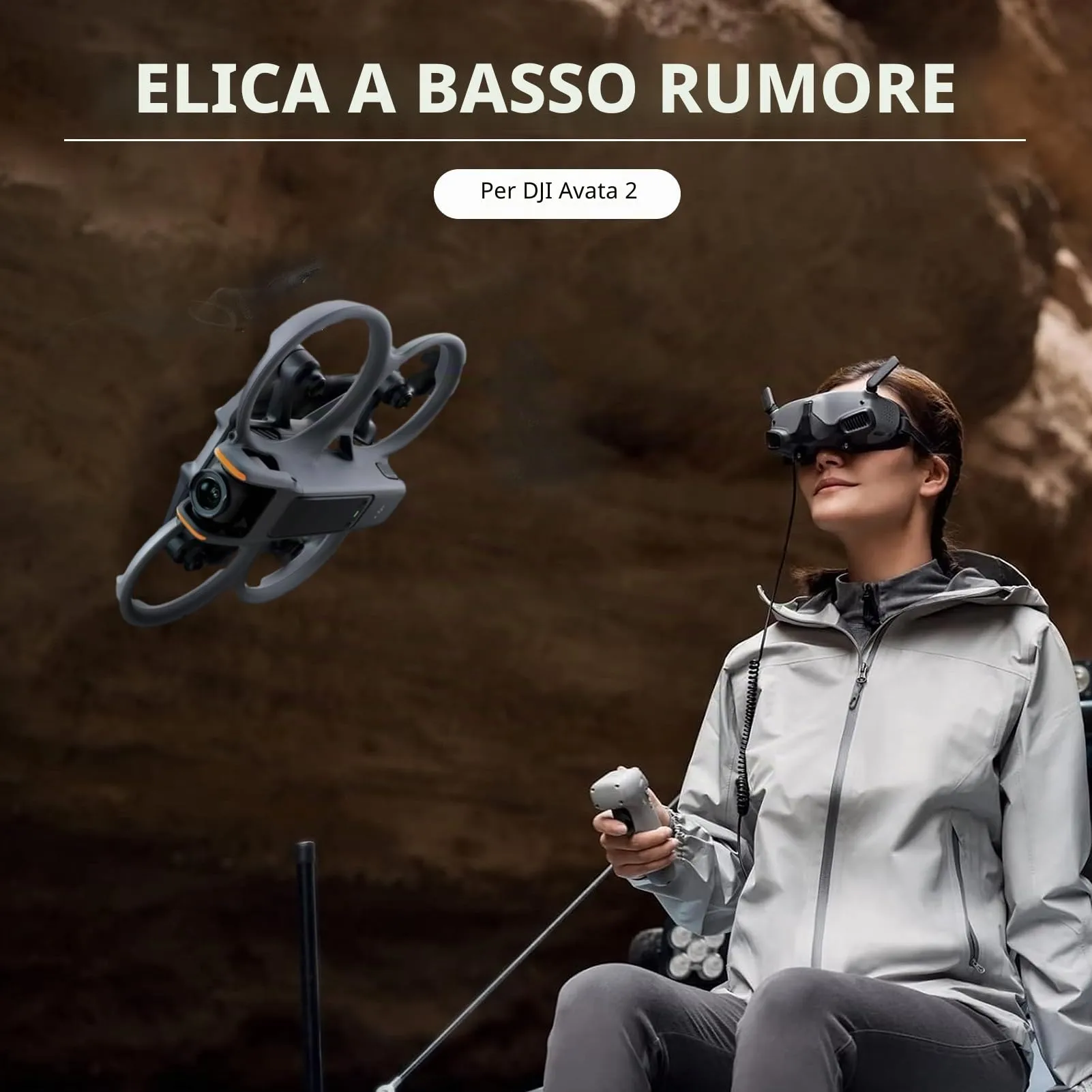 Bocguy Avata 2 Eliche, 4 Pcs 3032S Eliche Avatar 2 con 12 Viti & Cacciavite, Accessori Avata 2 per Sostituzione Drone, Basso Rumore & Stabile - immagine 7