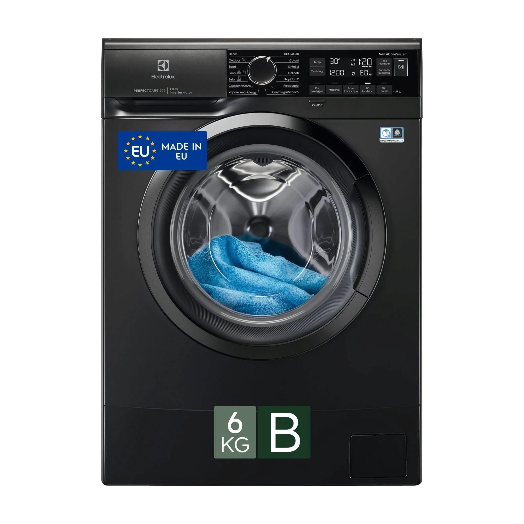 Electrolux EW6S306BL Lavatrice Slim Carica Frontale 6 kg SensiCare Compatta - immagine 1