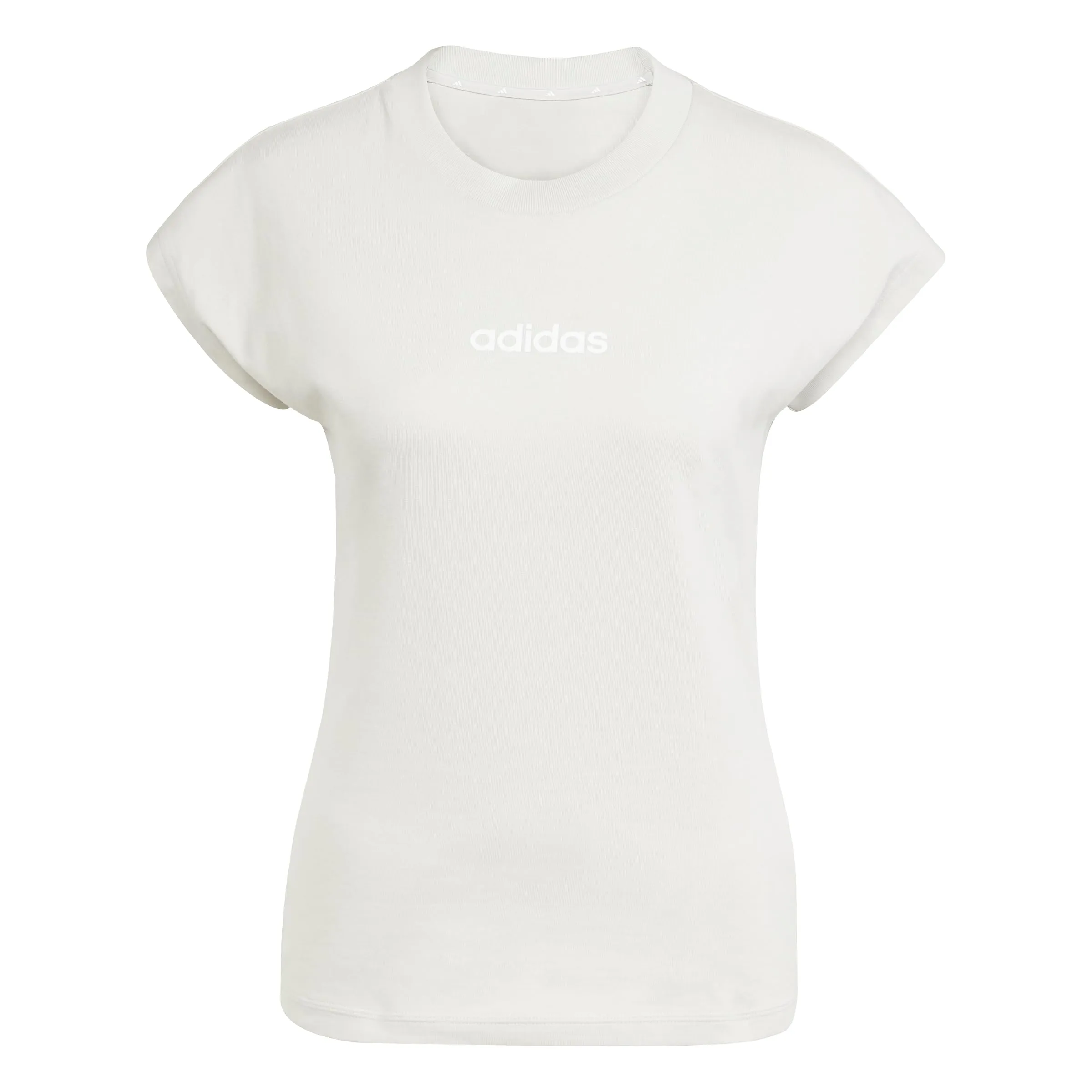 adidas Essentials Linear T-shirt da donna in cotone, L - immagine 6