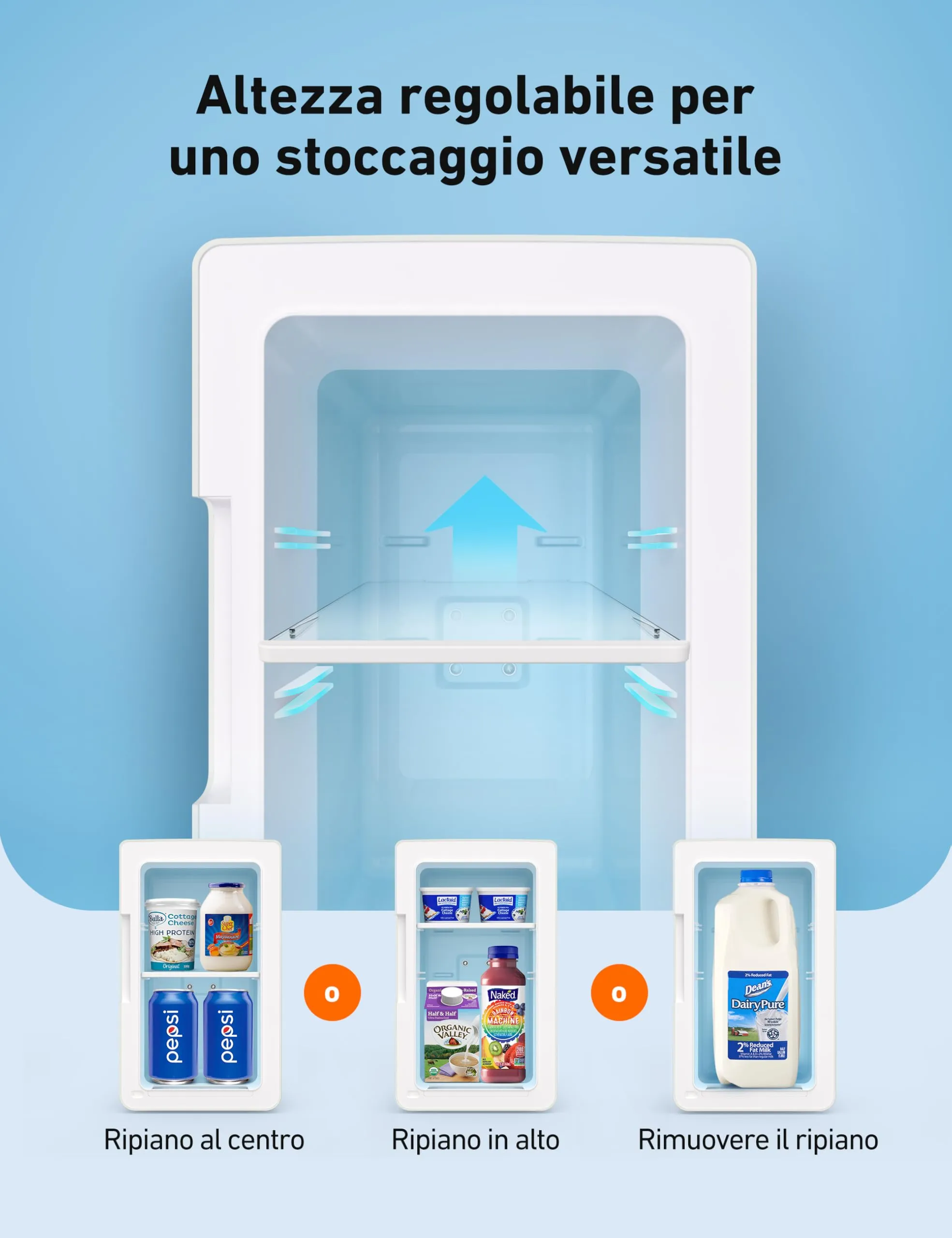 AstroAI Frigorifero Piccolo Portatile, Mini Frigo da Camera 6 Litri - immagine 5
