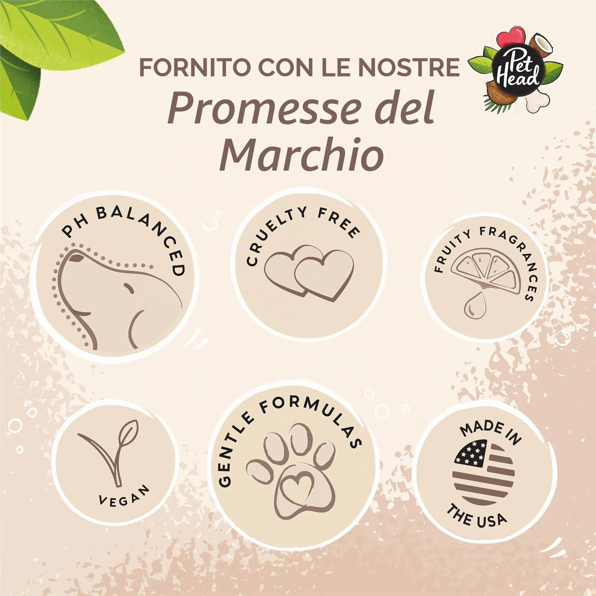 Pet Head Deodorante Spray per Cani con Pelle sensibile, ipoallergenico, Marrone - immagine 5