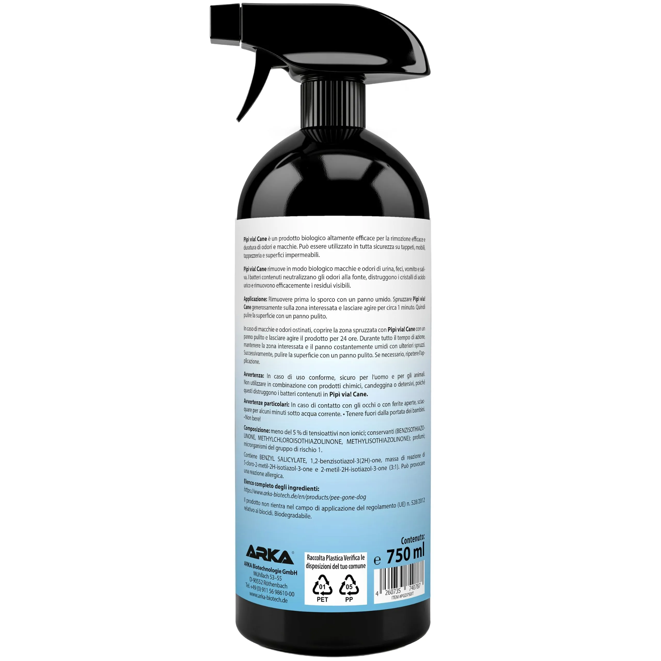Elimina Urina Cane 750 ml - Detergente Enzimatico Smacchiatore Odori - immagine 8