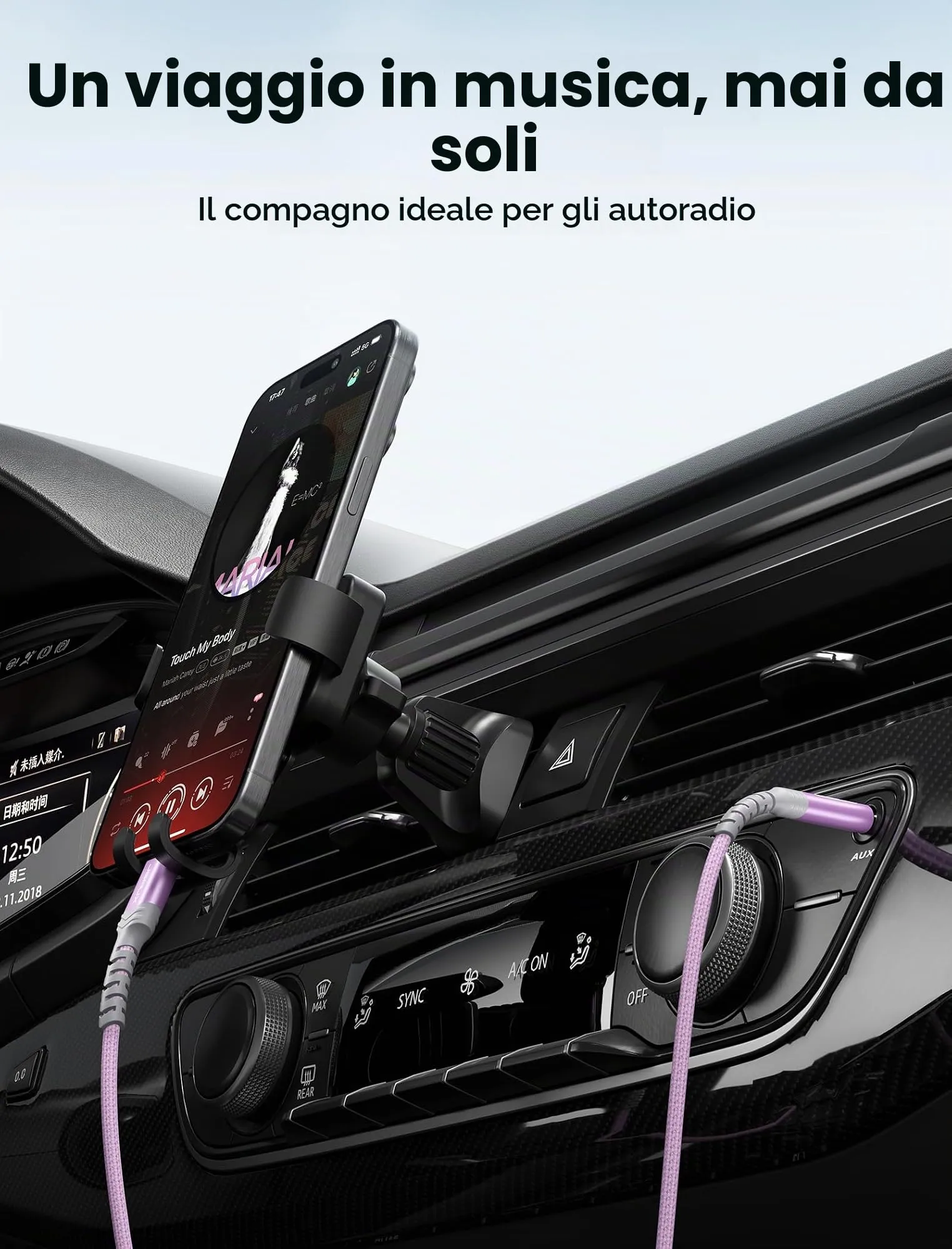 JSAUX Cavo da USB C a 3,5mm jack 1m, Adattatore USB C a 3,5 mm Audio Aux Cavo Cuffia Stereo Auto Compatibile con iPhone 15 Pro Max/15 Pro/15 Plus/15, Samsung Galaxy S23 S22 S21 Ultra-rosa - immagine 4