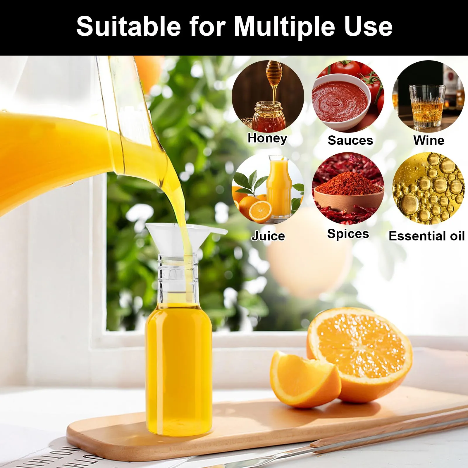 Furuising 42 Pezzi 25ml Mini Bottiglie Alcolici di Plastica - immagine 5