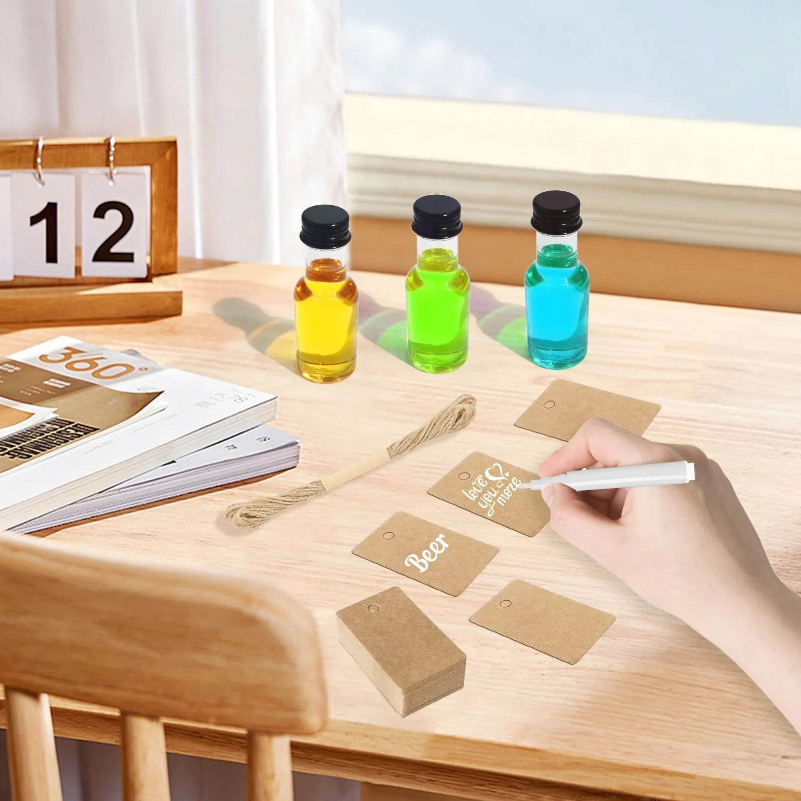 Furuising 42 Pezzi 25ml Mini Bottiglie Alcolici di Plastica - immagine 6