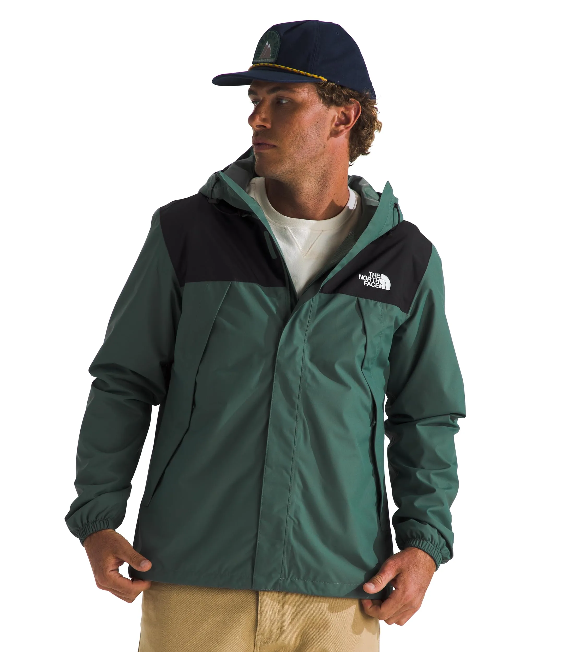 THE NORTH FACE NF0A7QEYLFW M ANTORA JACKET Giacca Uomo DUCK GREEN/TNF BLACK Taglia S - immagine 1