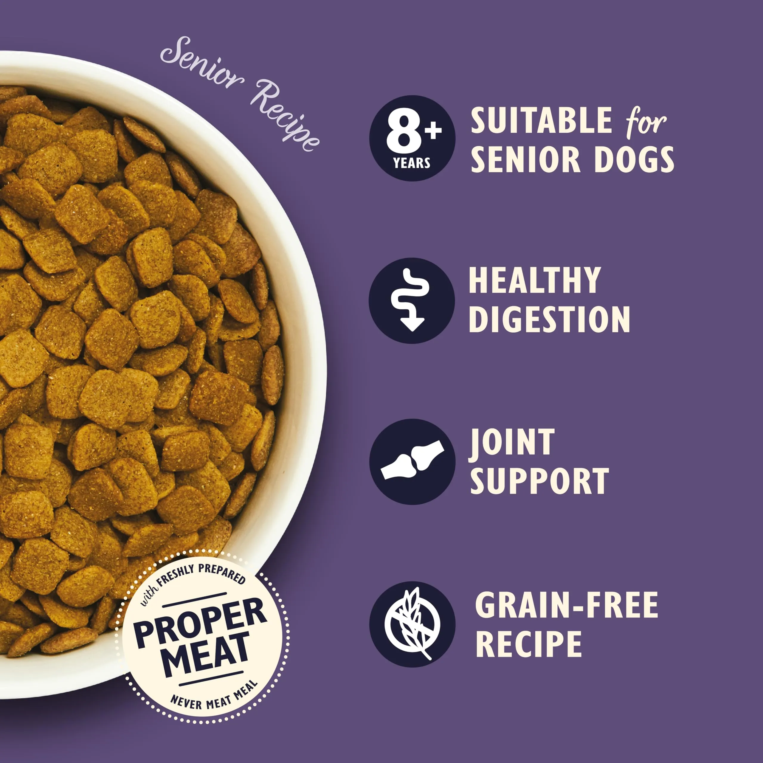 Lily's Kitchen Completo Crocchette Cani per cani adulti 8+ Senior (2.5 kg) - Salmone e trota - immagine 3