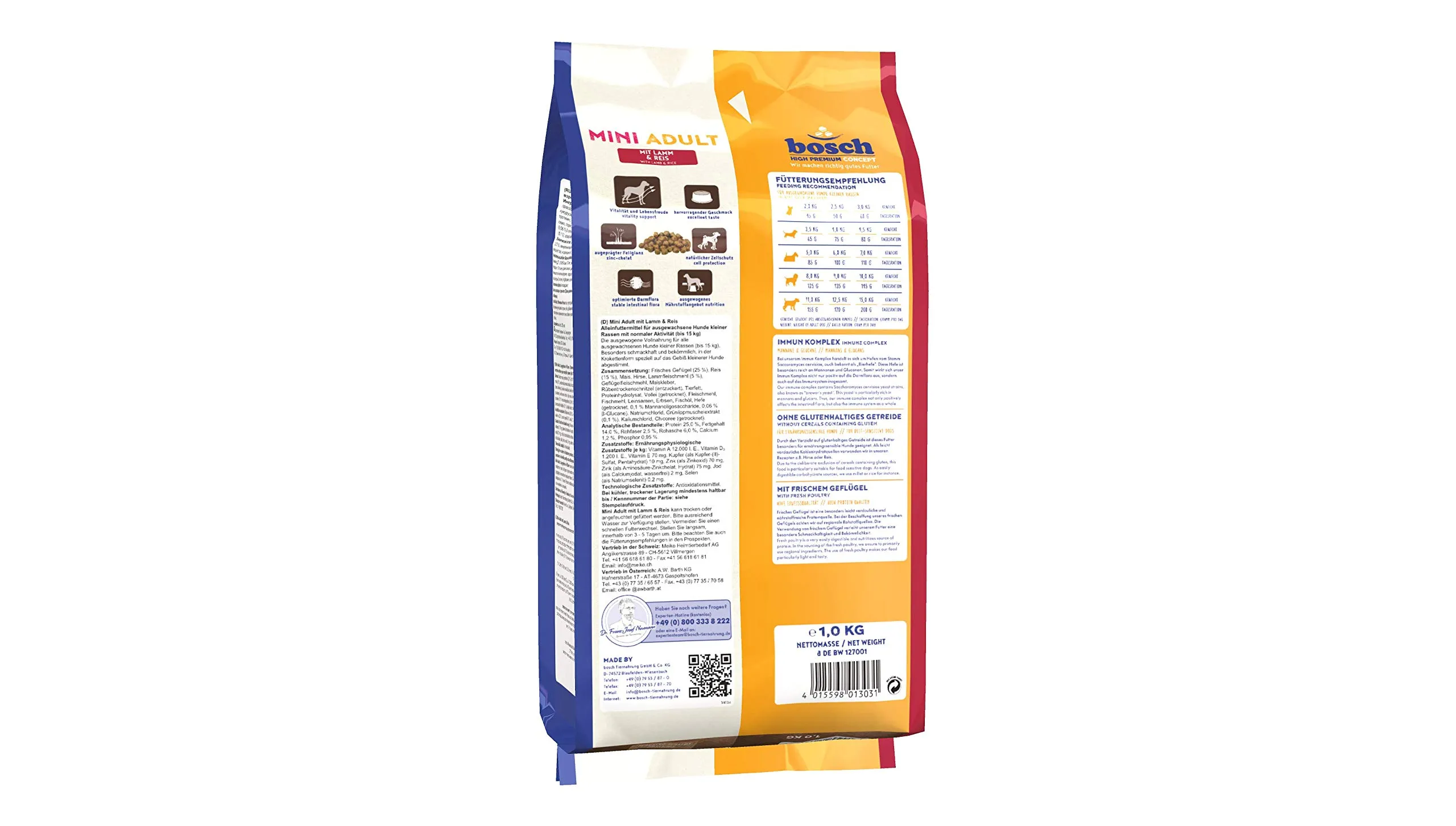 bosch HPC Mini Adult | con agnello e riso | cibo secco per cani adulti di razze piccole (fino a 15 kg) | 1000 g - immagine 4