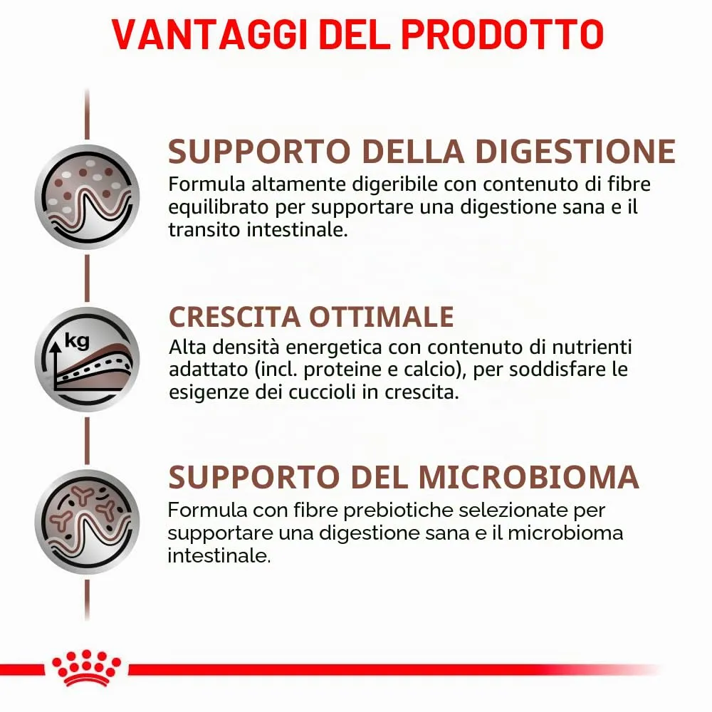 Royal Canin Veterinary Gastrointestinal Puppy Ultra Soft Mousse | 12 x 195 g | Alimento dietetico completo per cuccioli | per supportare l'assorbimento intestinale in caso di disturbi acuti - immagine 7