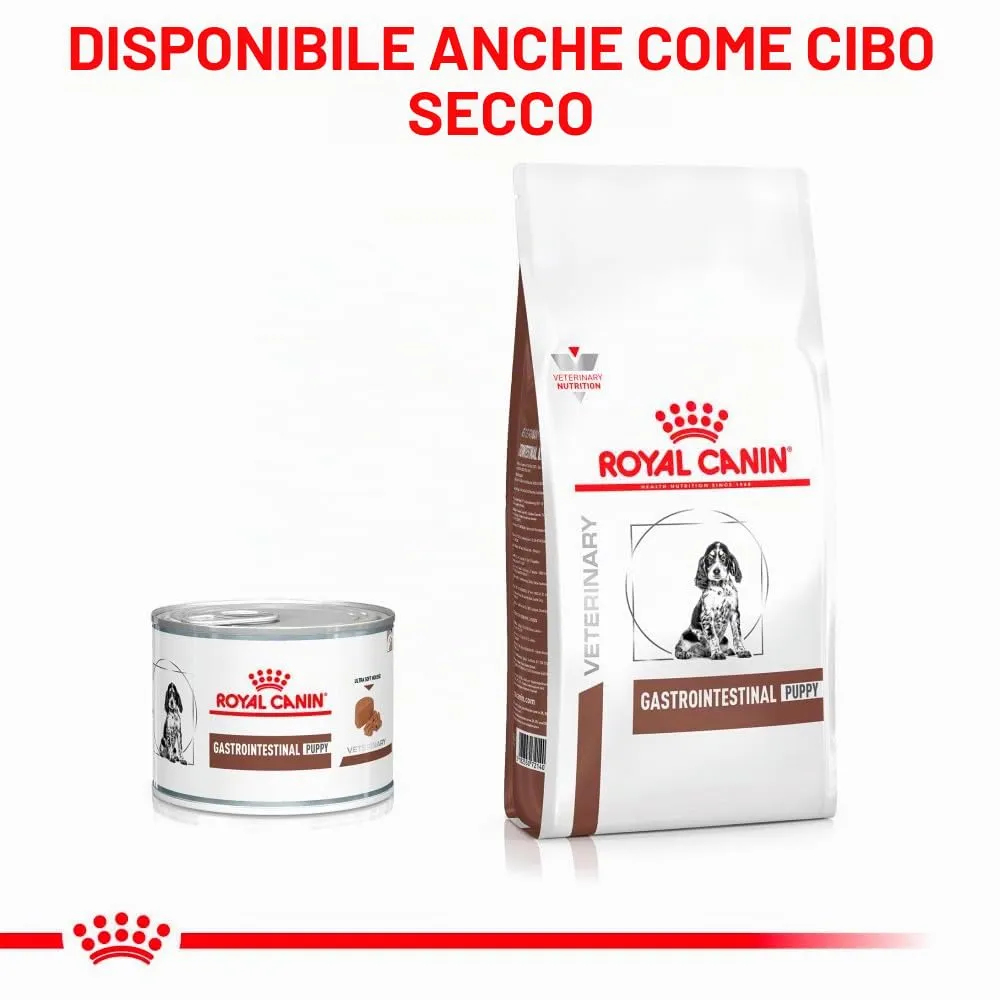 Royal Canin Veterinary Gastrointestinal Puppy Ultra Soft Mousse | 12 x 195 g | Alimento dietetico completo per cuccioli | per supportare l'assorbimento intestinale in caso di disturbi acuti - immagine 8