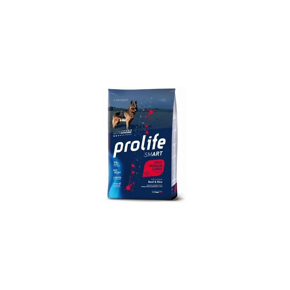 prolife Smart Manzo Fresco E Riso Adult Medium/Large 12 kg - immagine 1