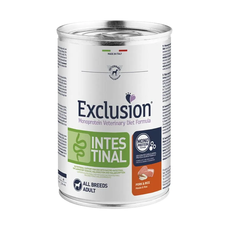 Exclusion Diet INTESTINAL Pork And Rice 400 GR x 12 - immagine 1