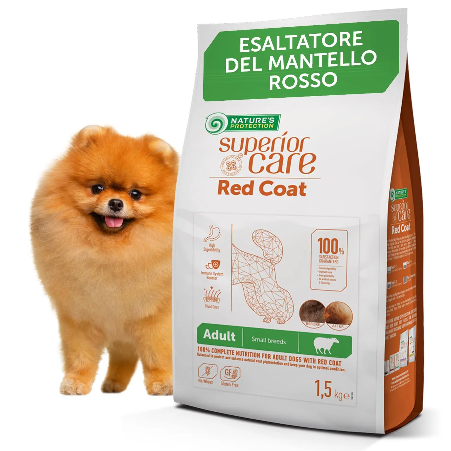 Nature's Protection Superior Care Cibo secco adulti, Agnello 1,5 kg - immagine 1