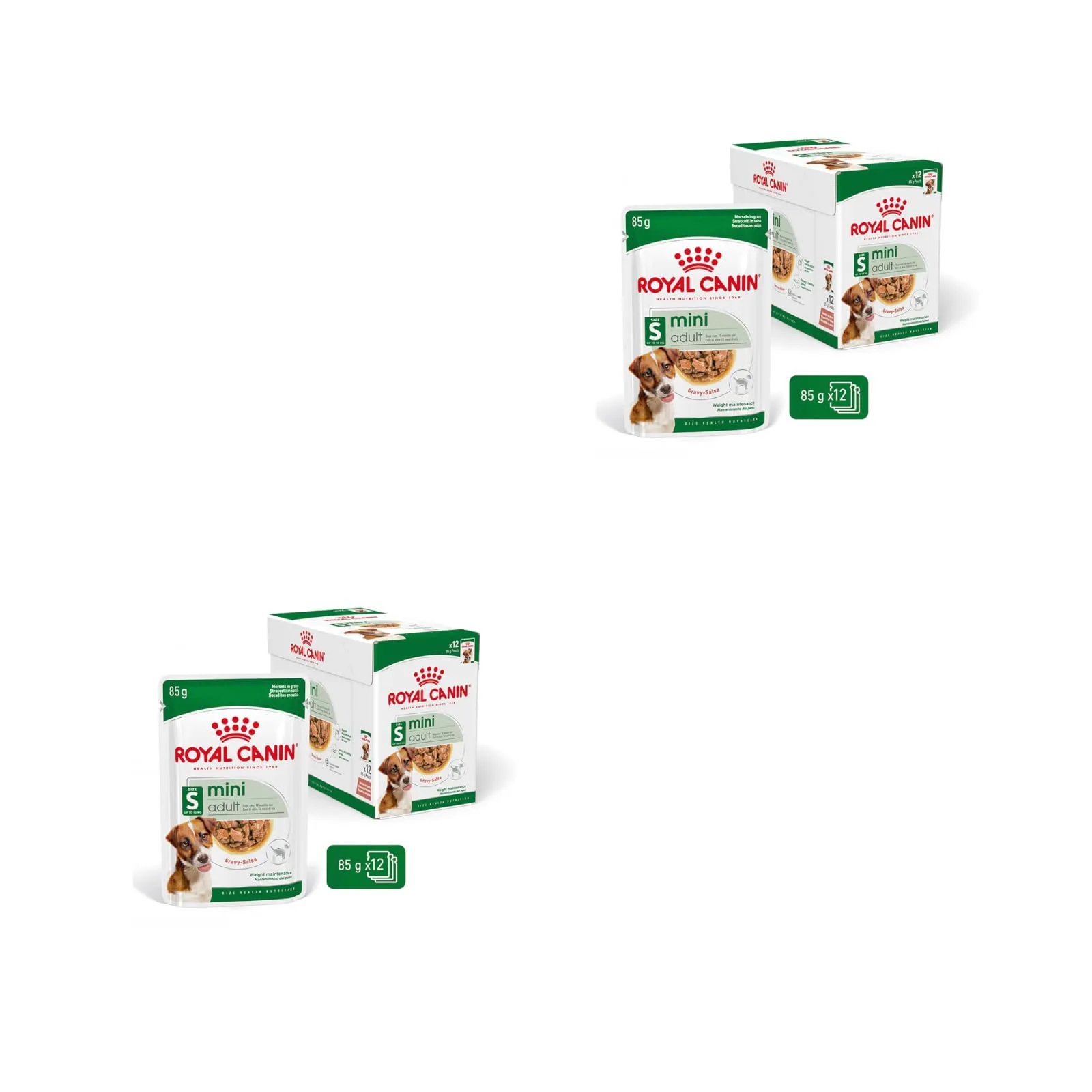 Mini Adult | Cibo umido per cani | 2 x 12 x 85 g | Bocconcini in salsa - immagine 1