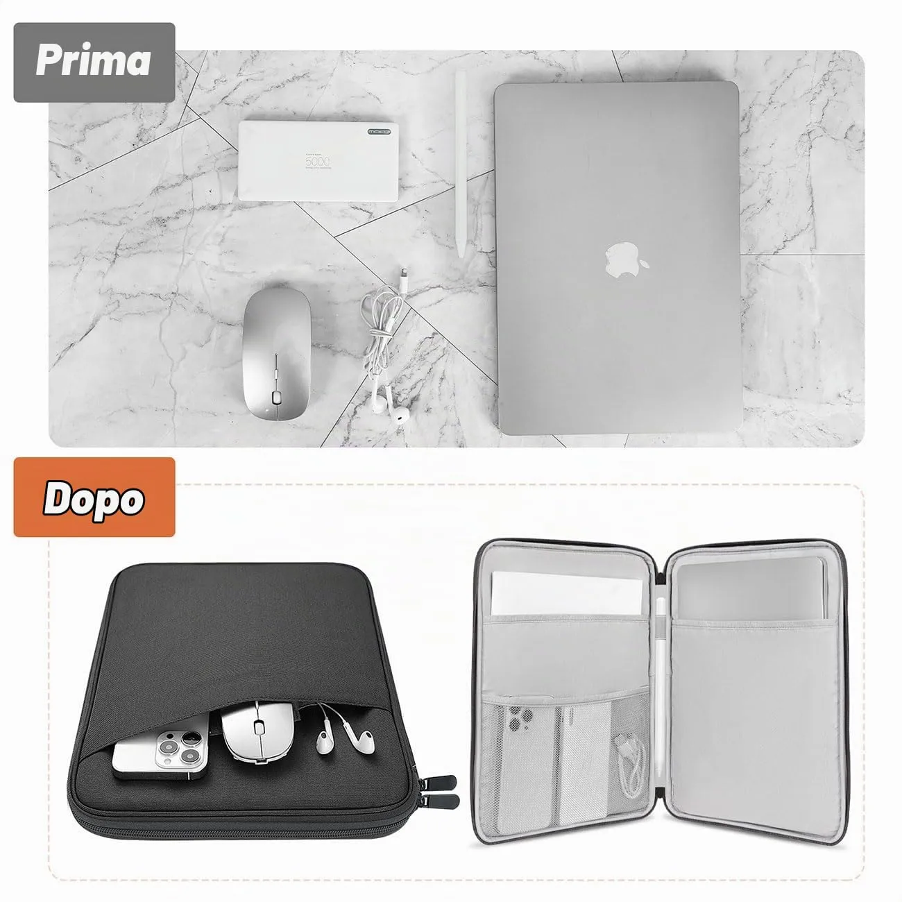 MoKo Borsa Sleeve per Tablet 13 Pollici, Imbottita - immagine 4