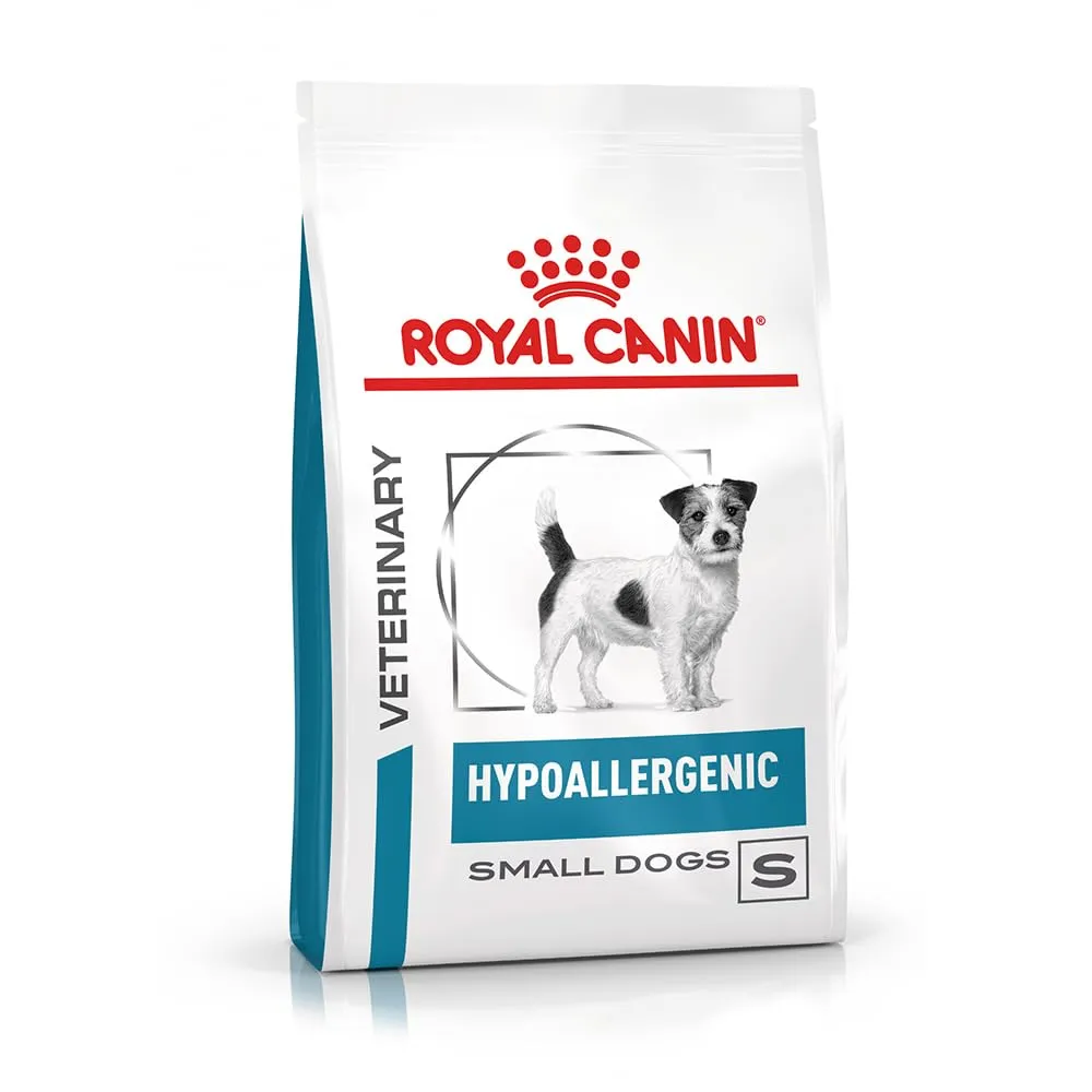 Royal Canin Veterinary Hypoallergenic Small Dogs | 3,5 kg | Alimento dietetico completo per cani di piccola taglia adulti | Per ridurre i segni di intolleranza ai nutrienti - immagine 1
